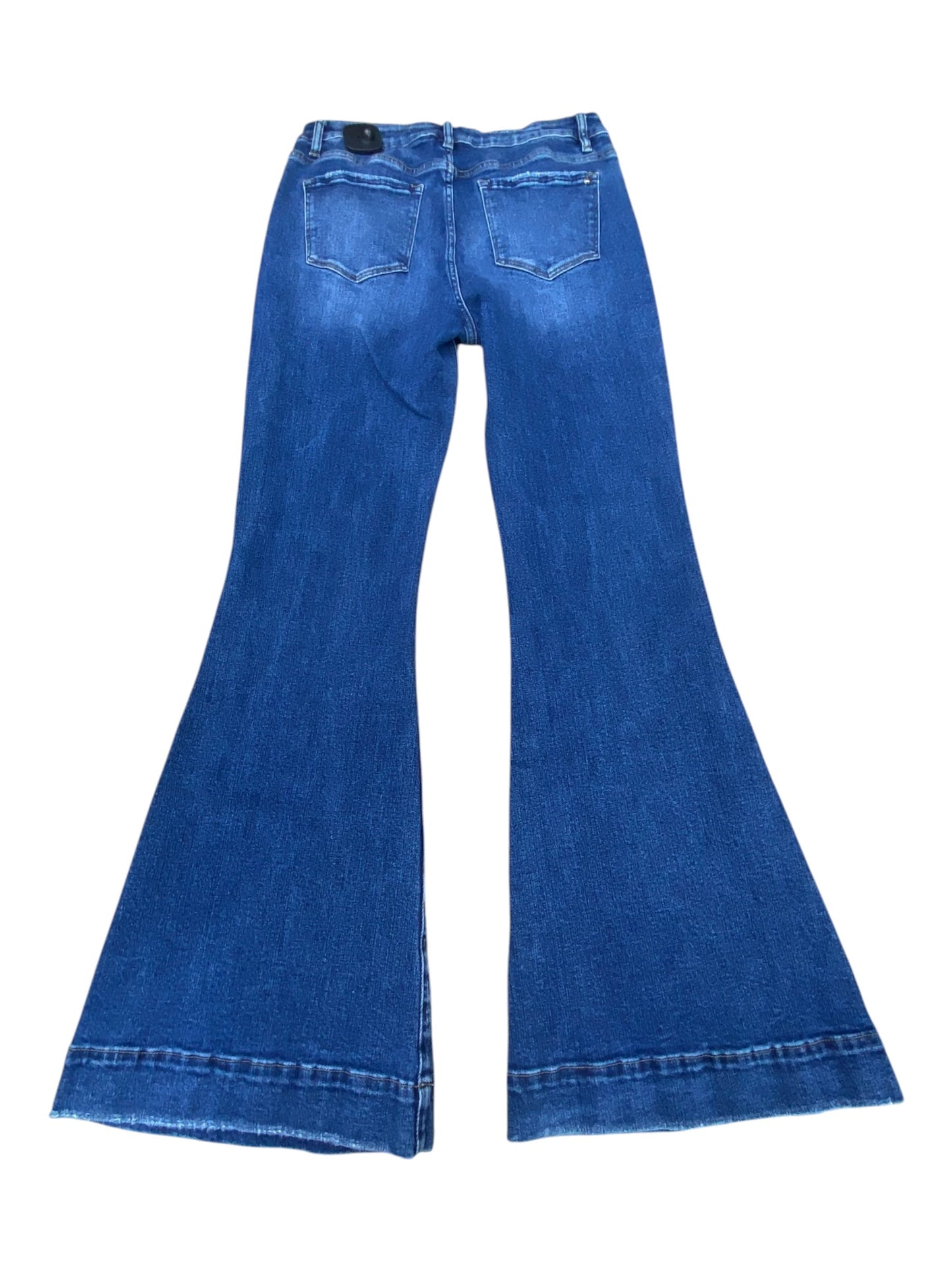 Jeans Flared By Micas In Blue Denim, Size:10