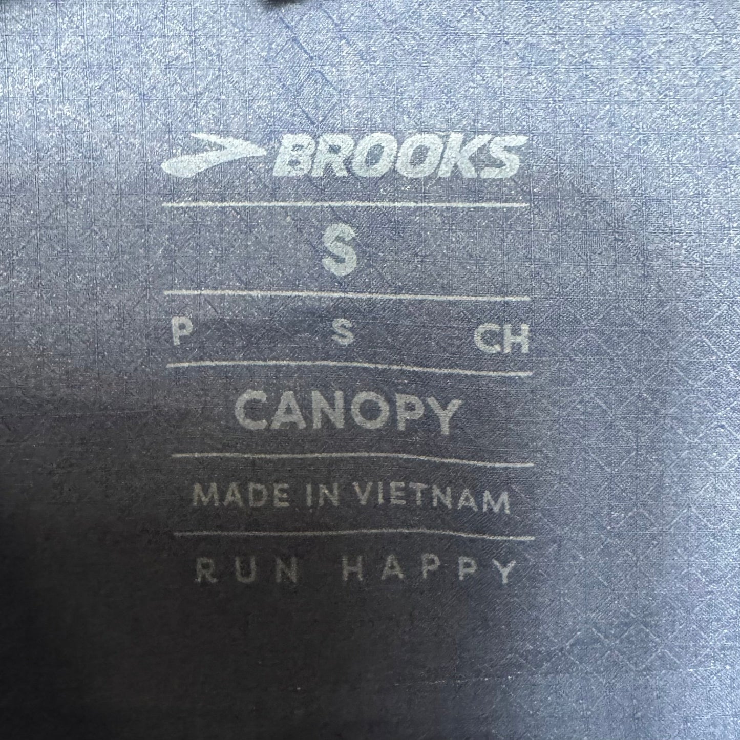 Jacket Windbreaker By Brooks In Blue, Size: S