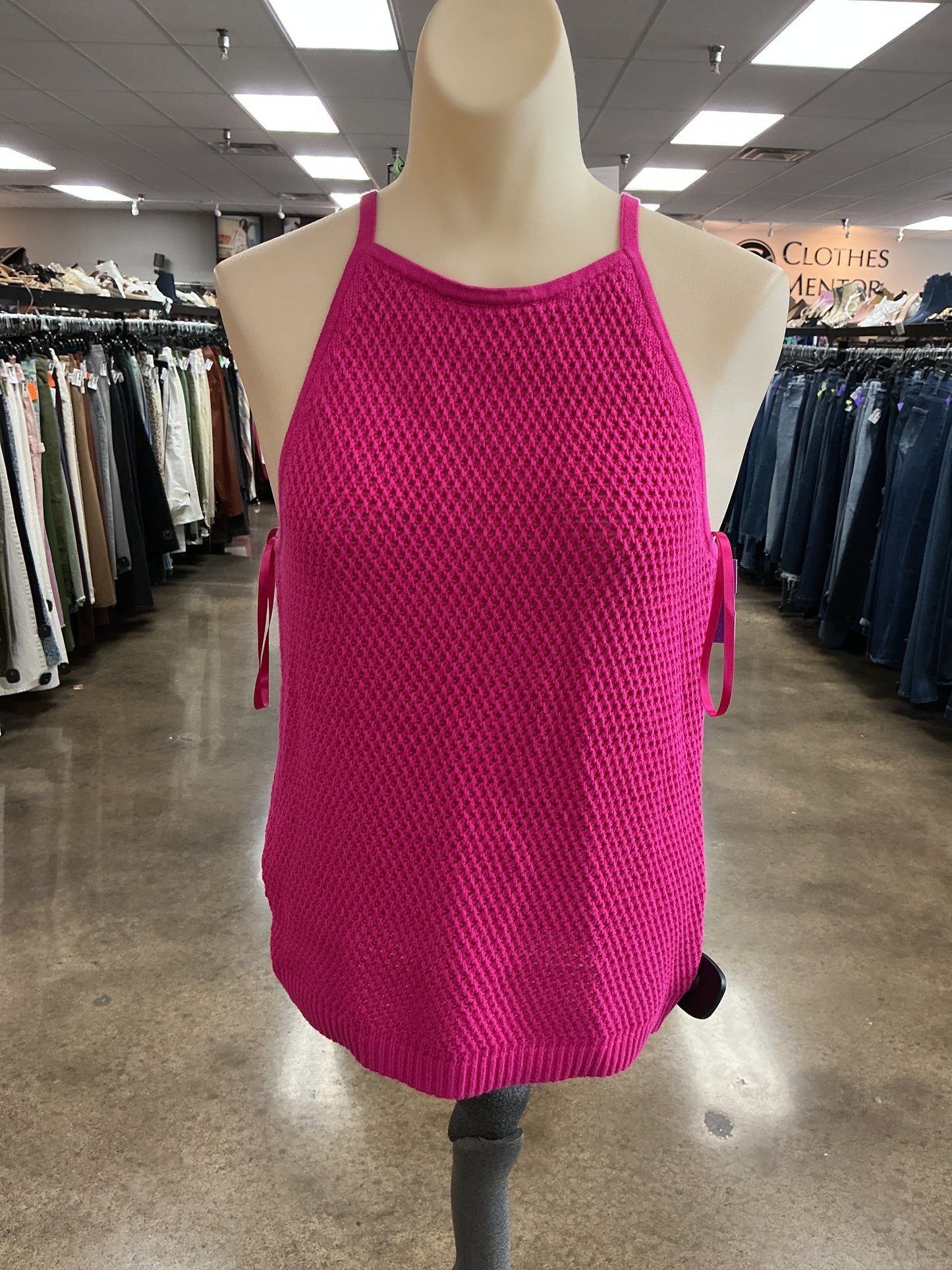 Top Sleeveless By Banana Republic In Pink, Size:Xs