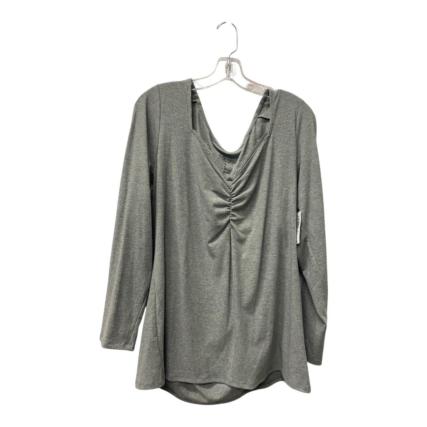Top Ls By Torrid In Grey, Size:3X