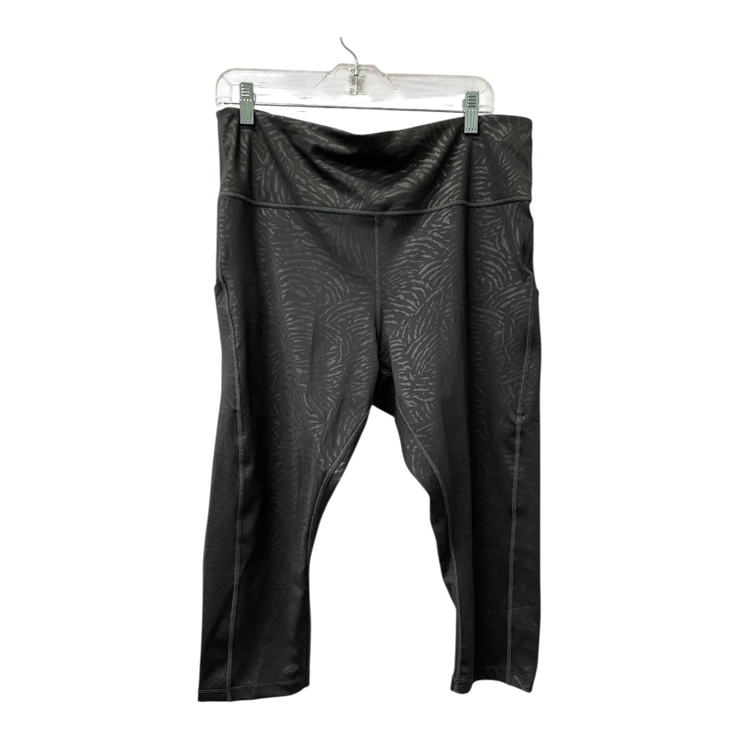 Athletic Capris By Athleta In Black, Size:2X