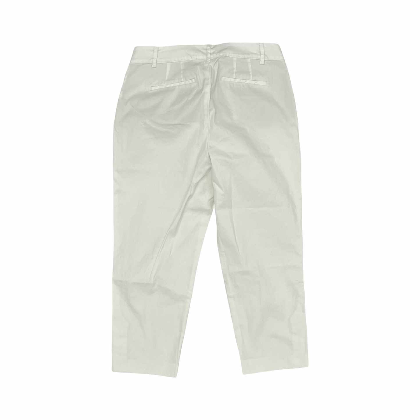 Pants Cropped By Talbots In White, Size:6P