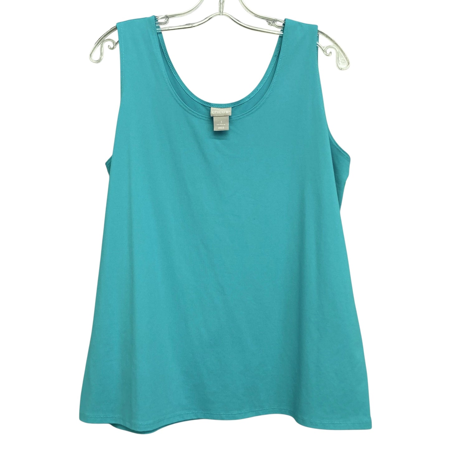 Tank Top By Chicos In Blue, Size:Xl