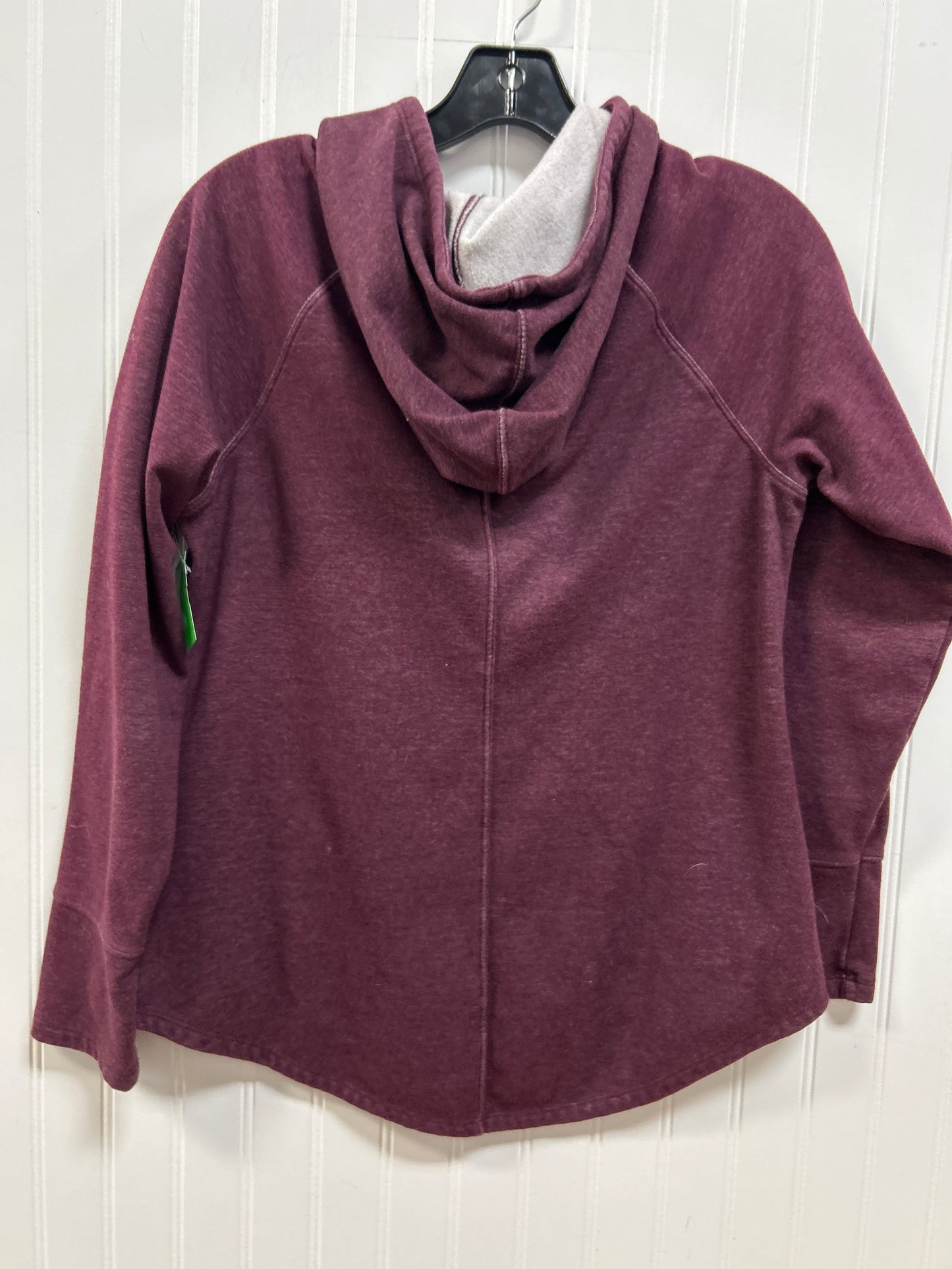 Sweatshirt Hoodie By Athletic Works In Purple, Size:L