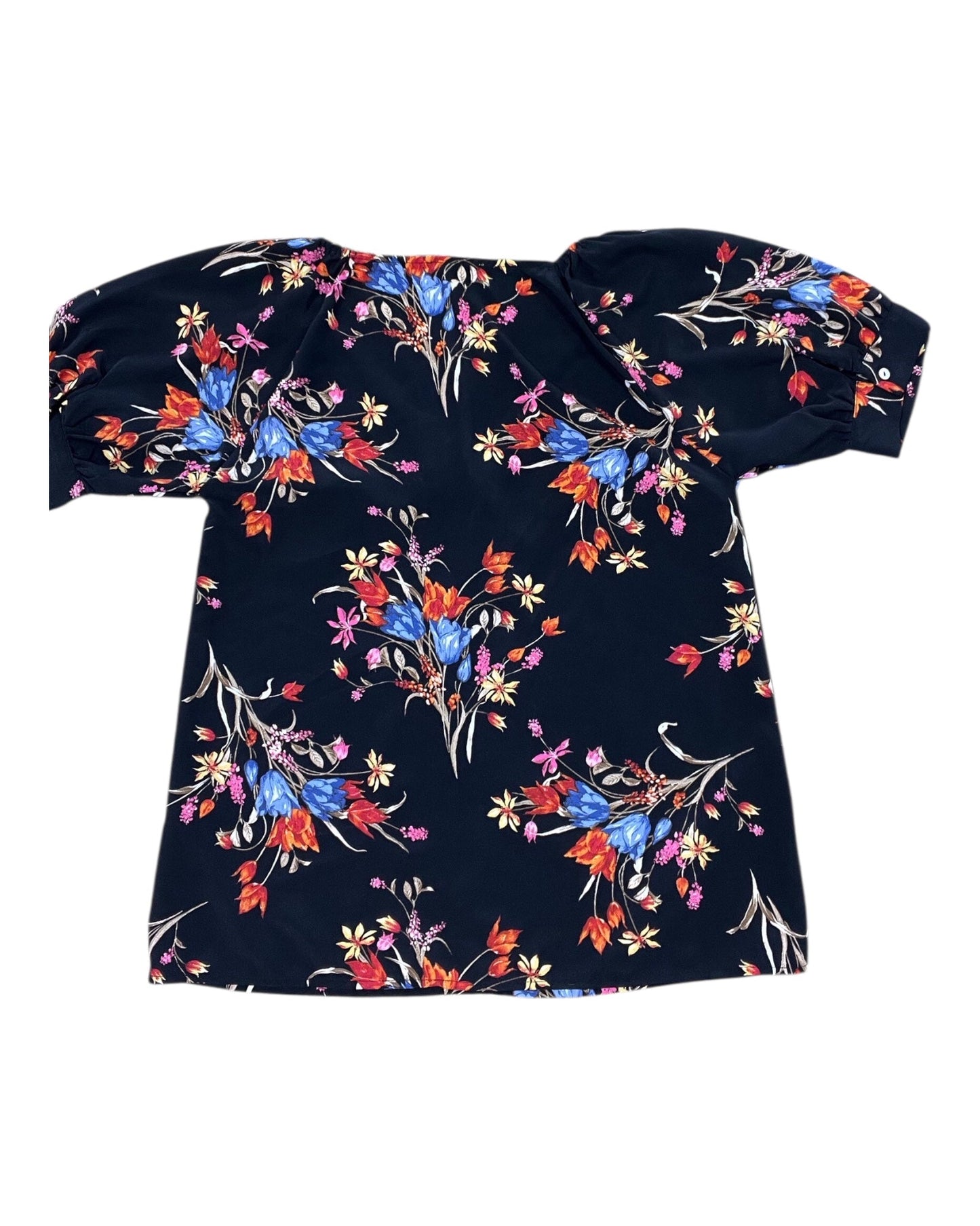 Top Ss By Promesa In Floral Print, Size:S