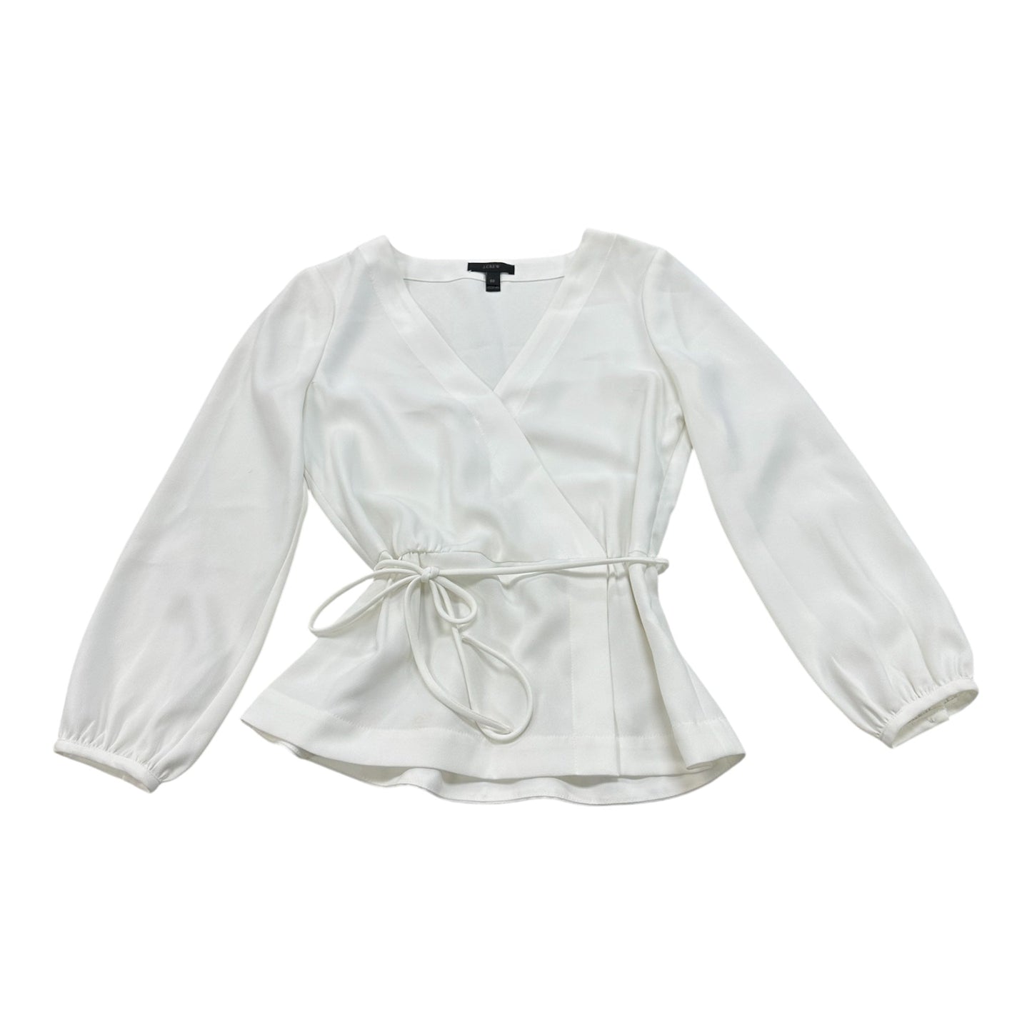Top Ls By J. Crew In White, Size:00