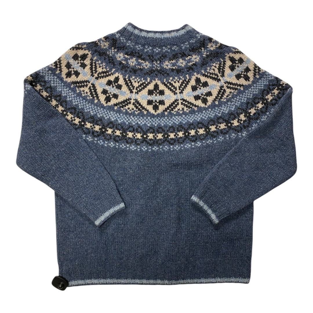 Sweater By Eddie Bauer In Blue, Size:M