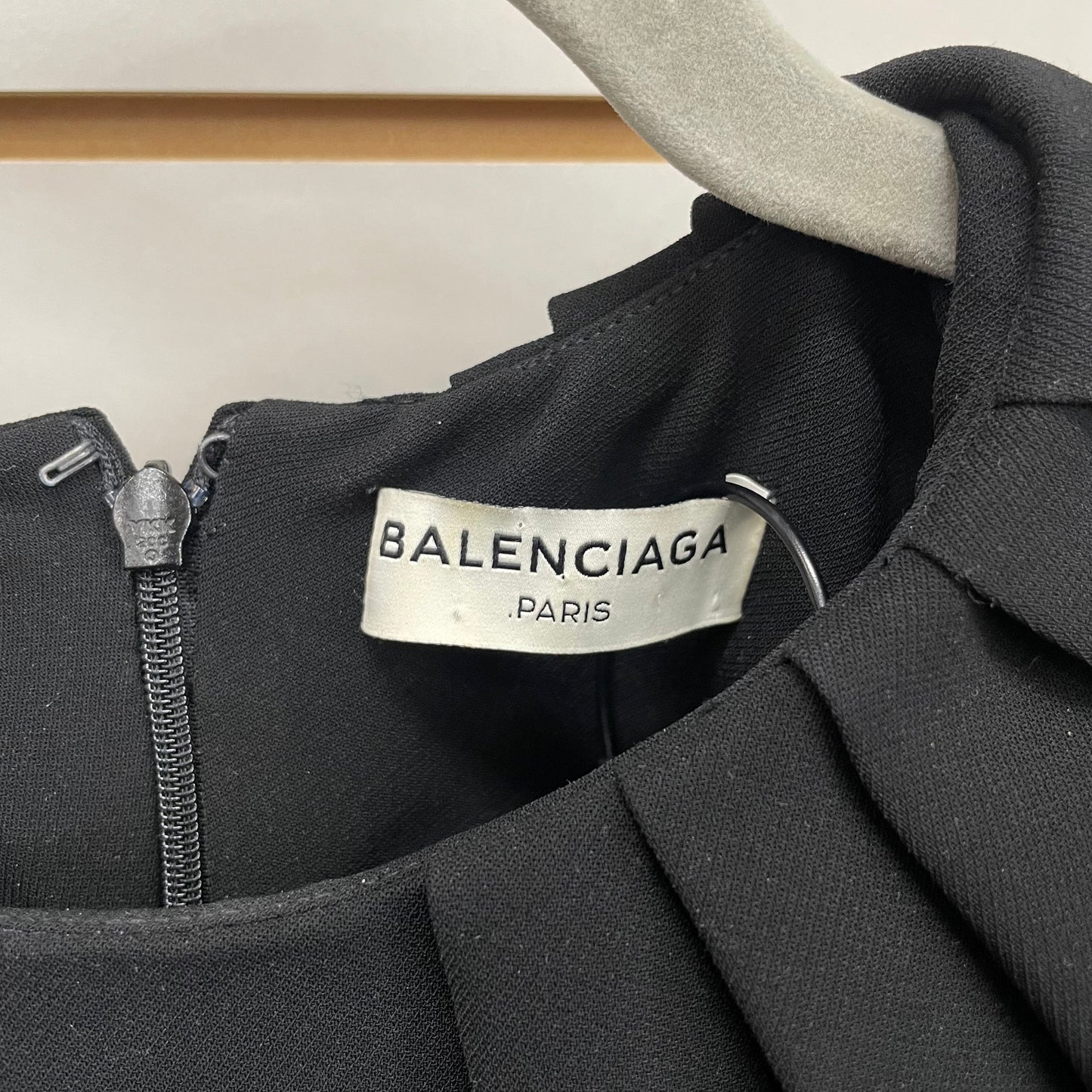 Dress Luxury Designer By Balenciaga In Black, Size: S