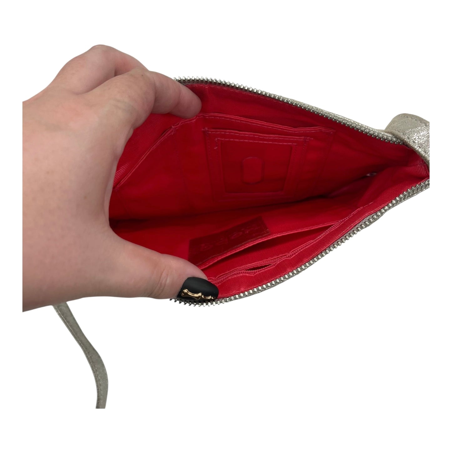 Crossbody By Hobo Intl In Silver, Size:Medium