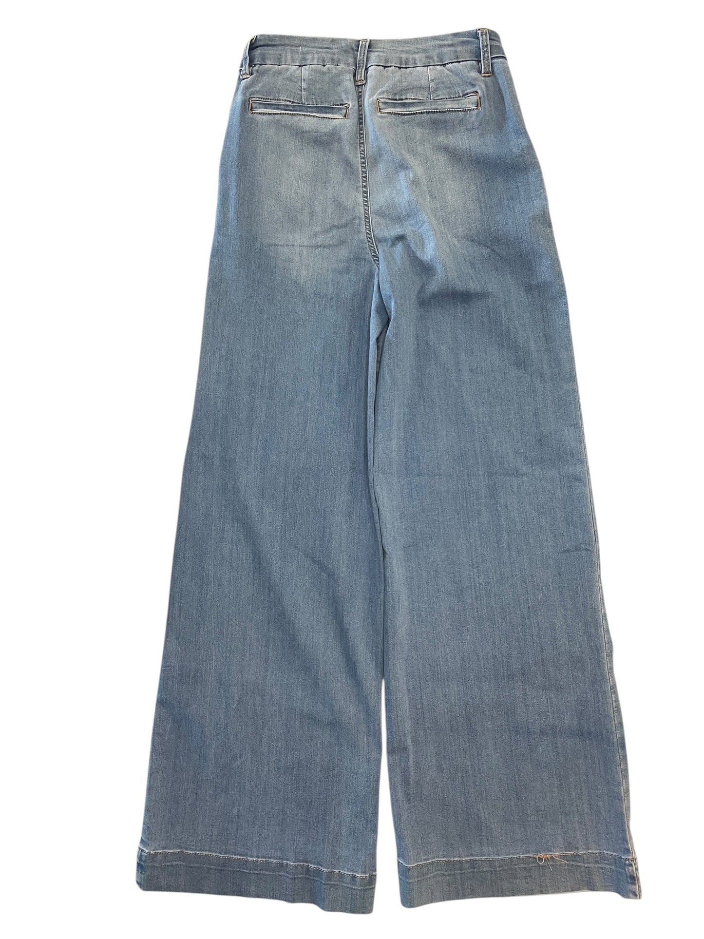 Jeans Wide Leg By Bcbgeneration In Blue, Size:8
