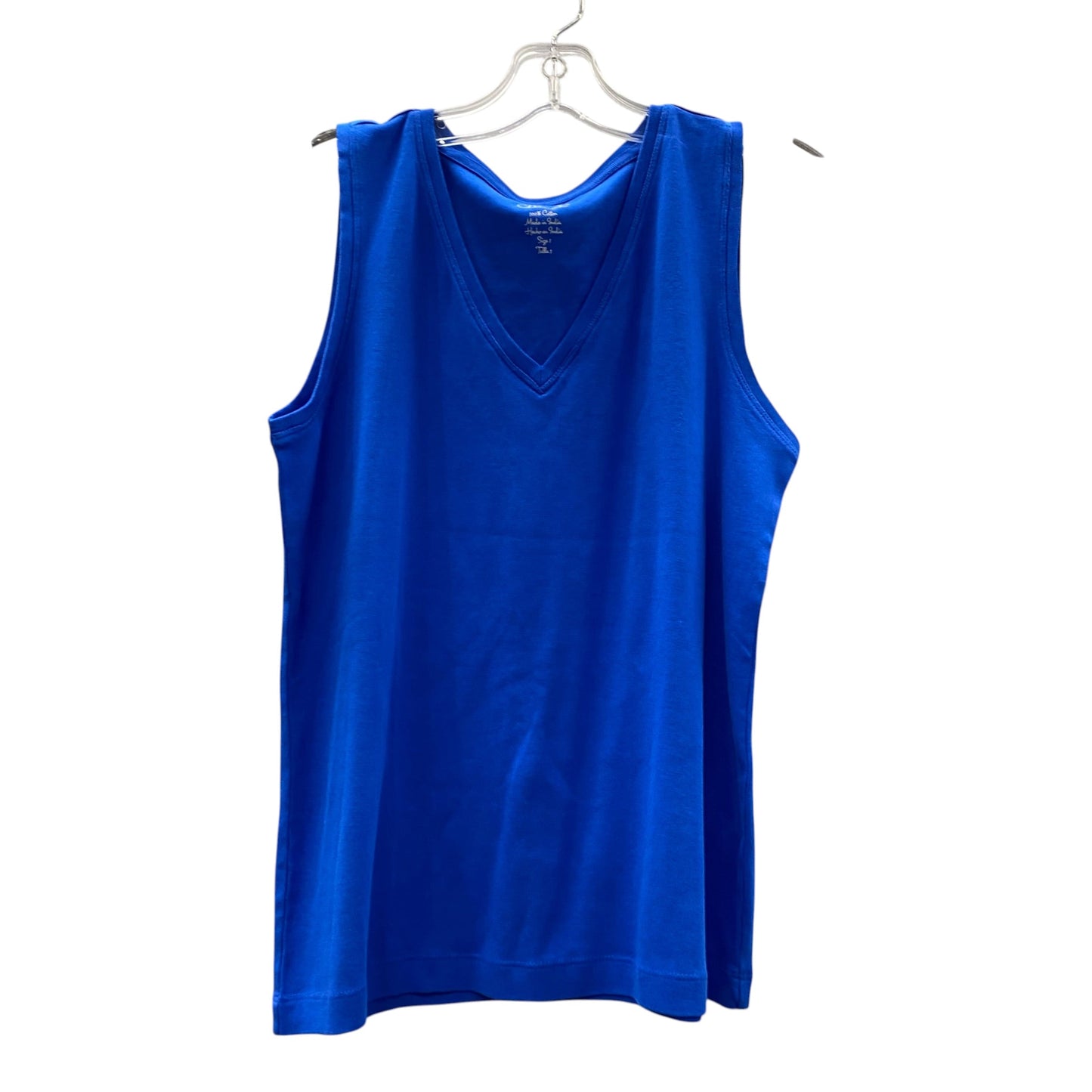 Top Sleeveless By Chicos In Blue, Size:M
