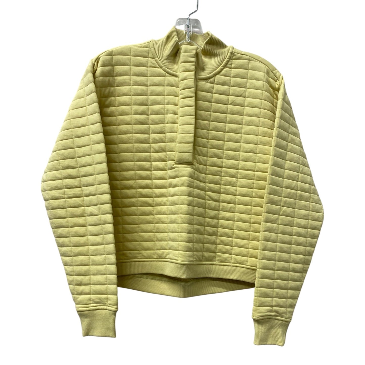 Athletic Top Ls Collar By Calia In Yellow, Size:Xs