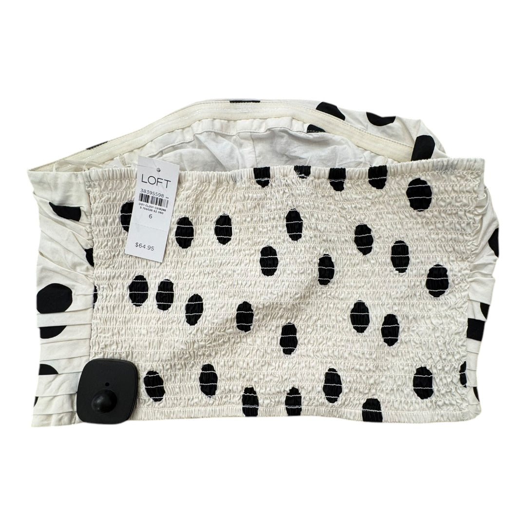 Top Sleeveless By J. Crew In Polkadot Pattern, Size:S