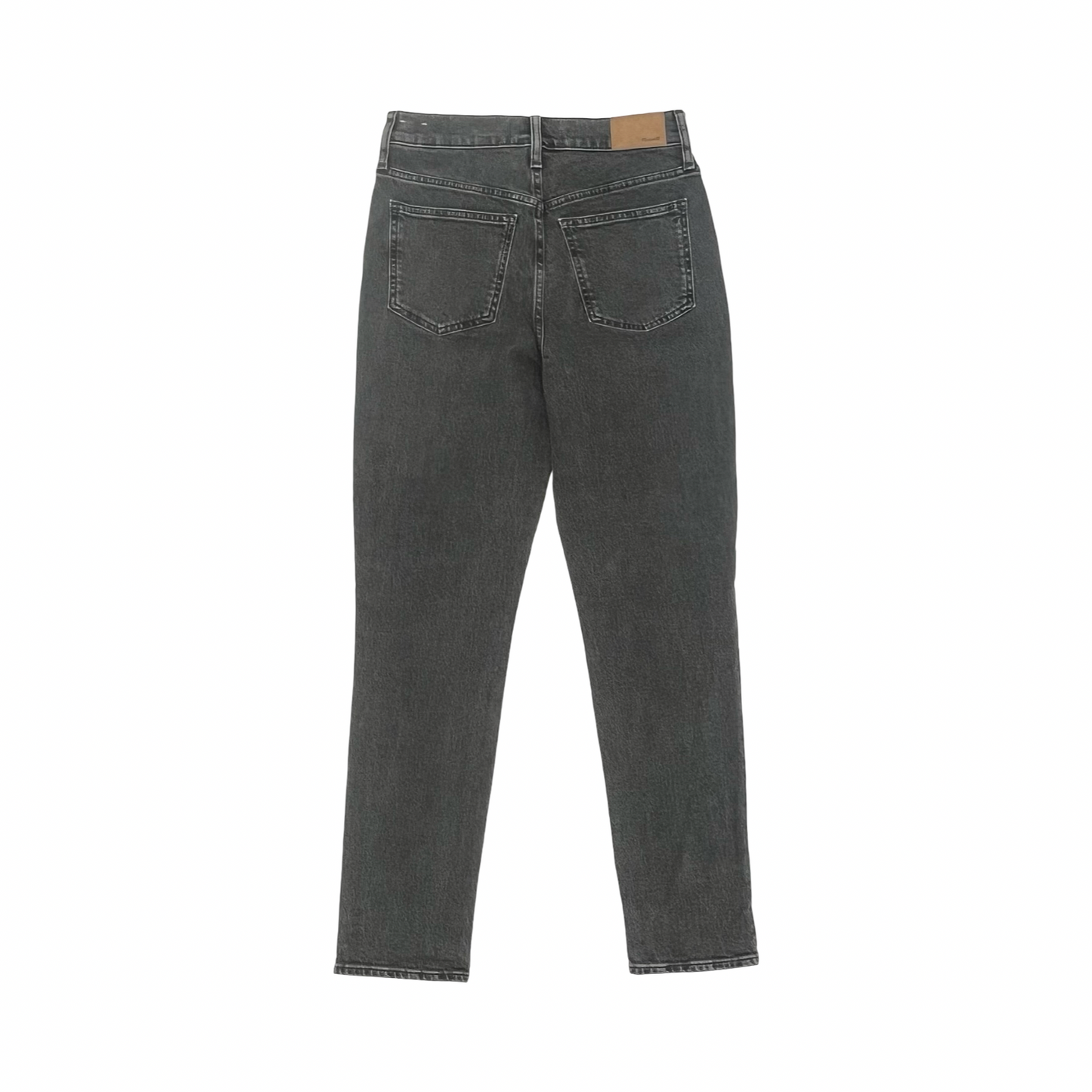 Jeans Straight By Madewell In Black Denim, Size:2