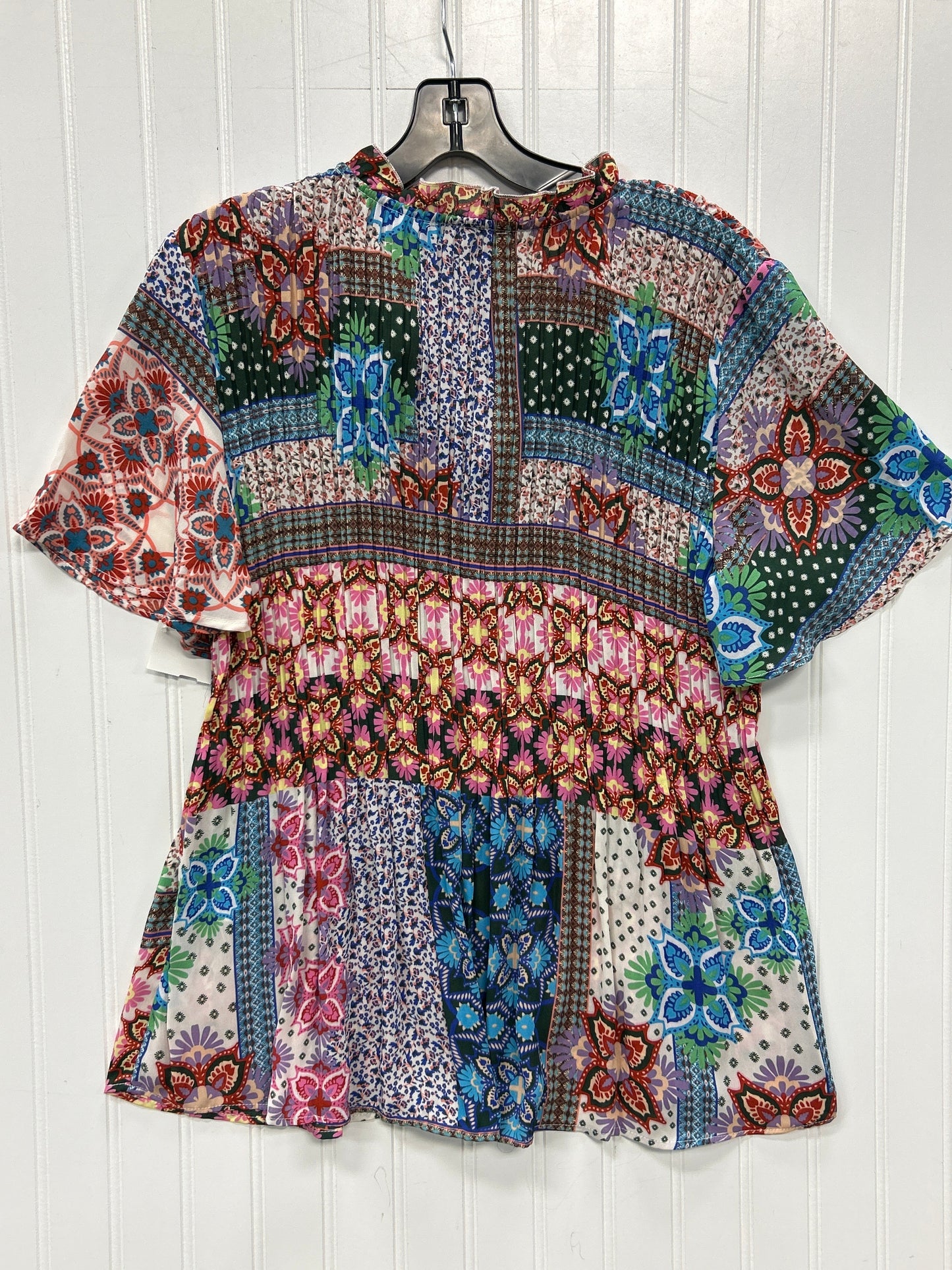 Top Ss By Sunny Leigh In Floral Print, Size:L