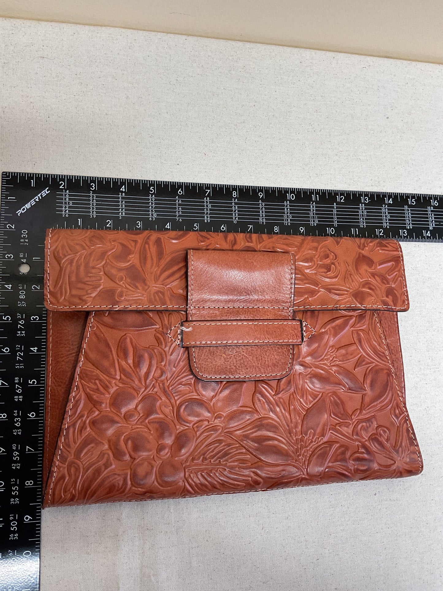 Clutch Designer By Patricia Nash In Orange, Size:Large