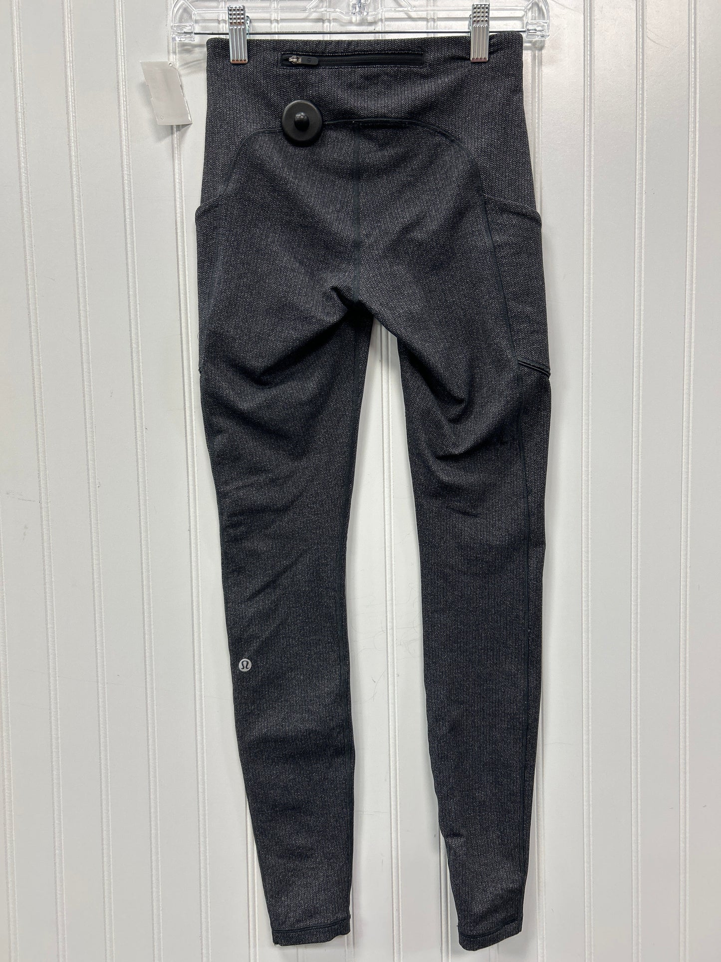 Athletic Leggings By Lululemon In Grey, Size:4
