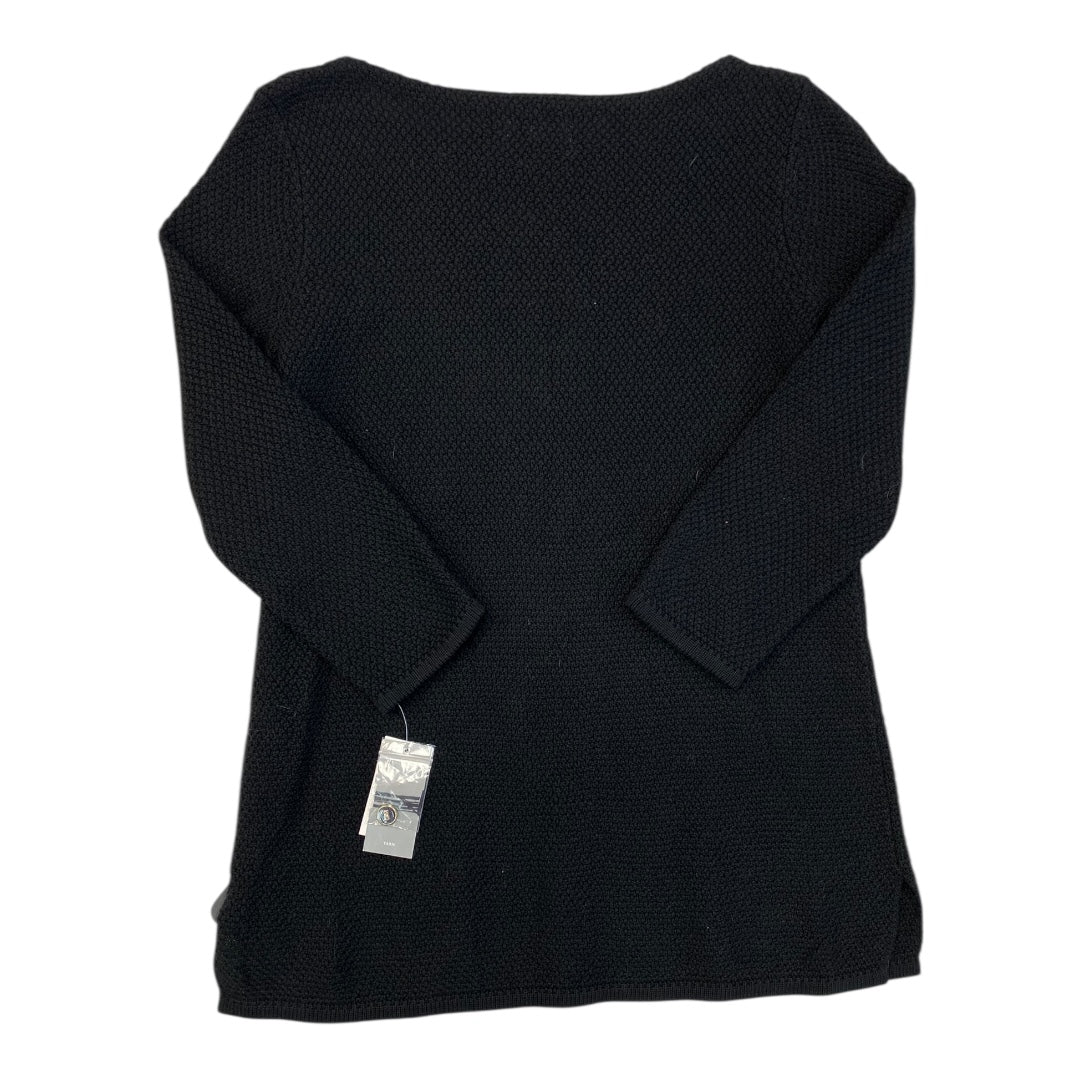 Sweater By Charter Club In Black, Size:M