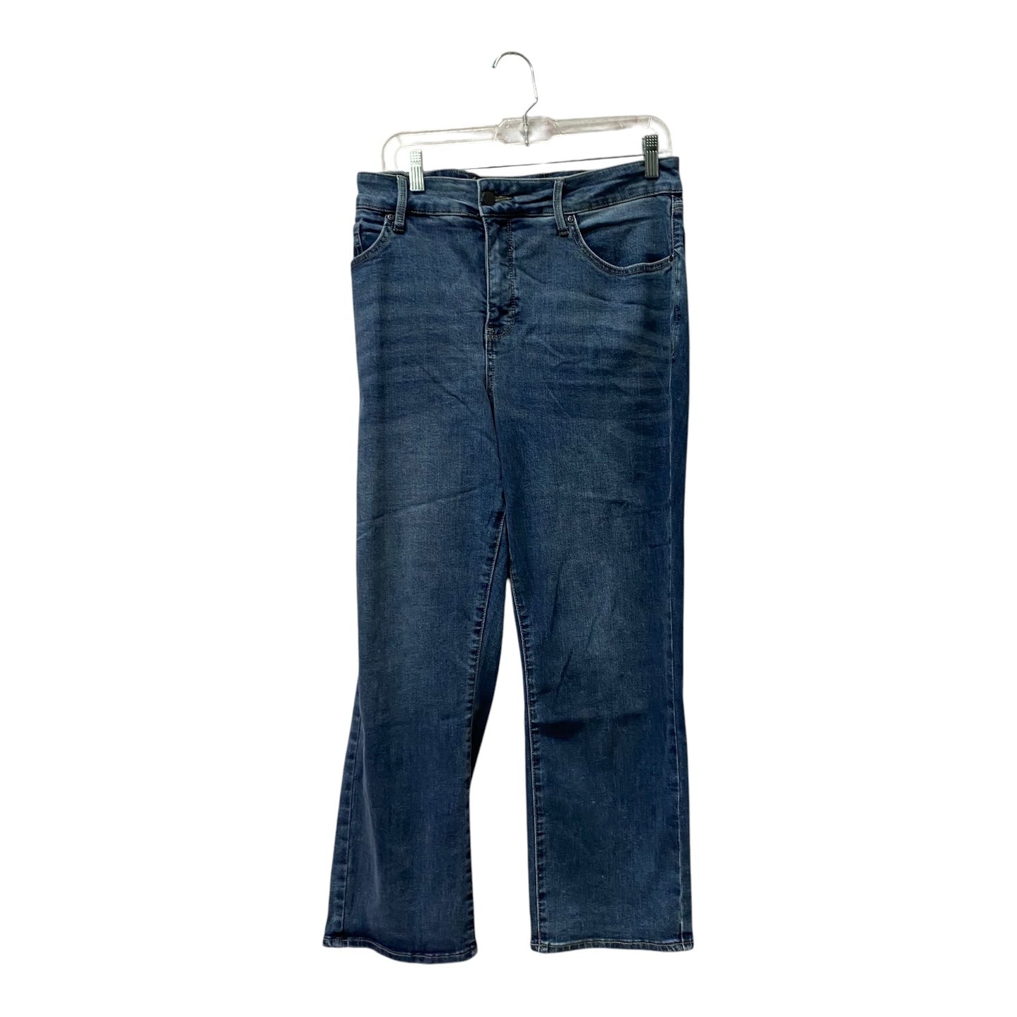 Jeans Straight By Not Your Daughters Jeans In Blue, Size:20