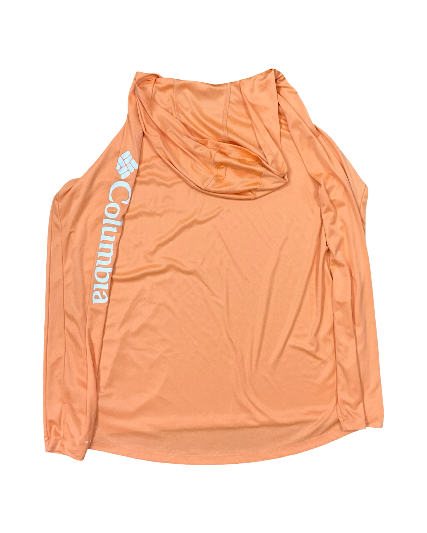 Athletic Top Ls Collar By Columbia In Orange, Size:2X