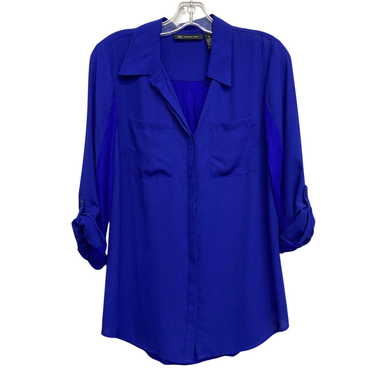 Top Ls By Inc In Blue, Size:M