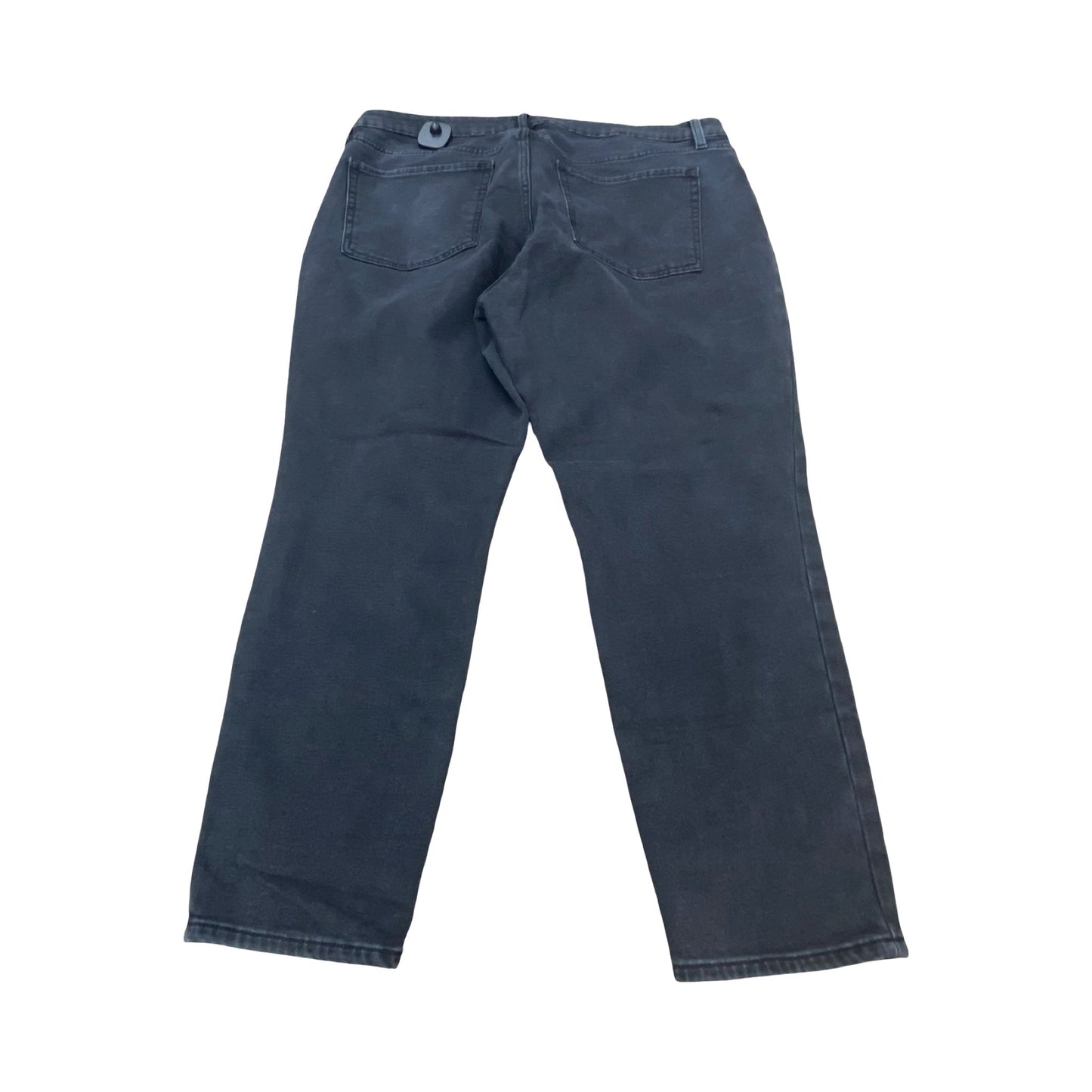 Jeans Straight By Old Navy In Black Denim, Size:18