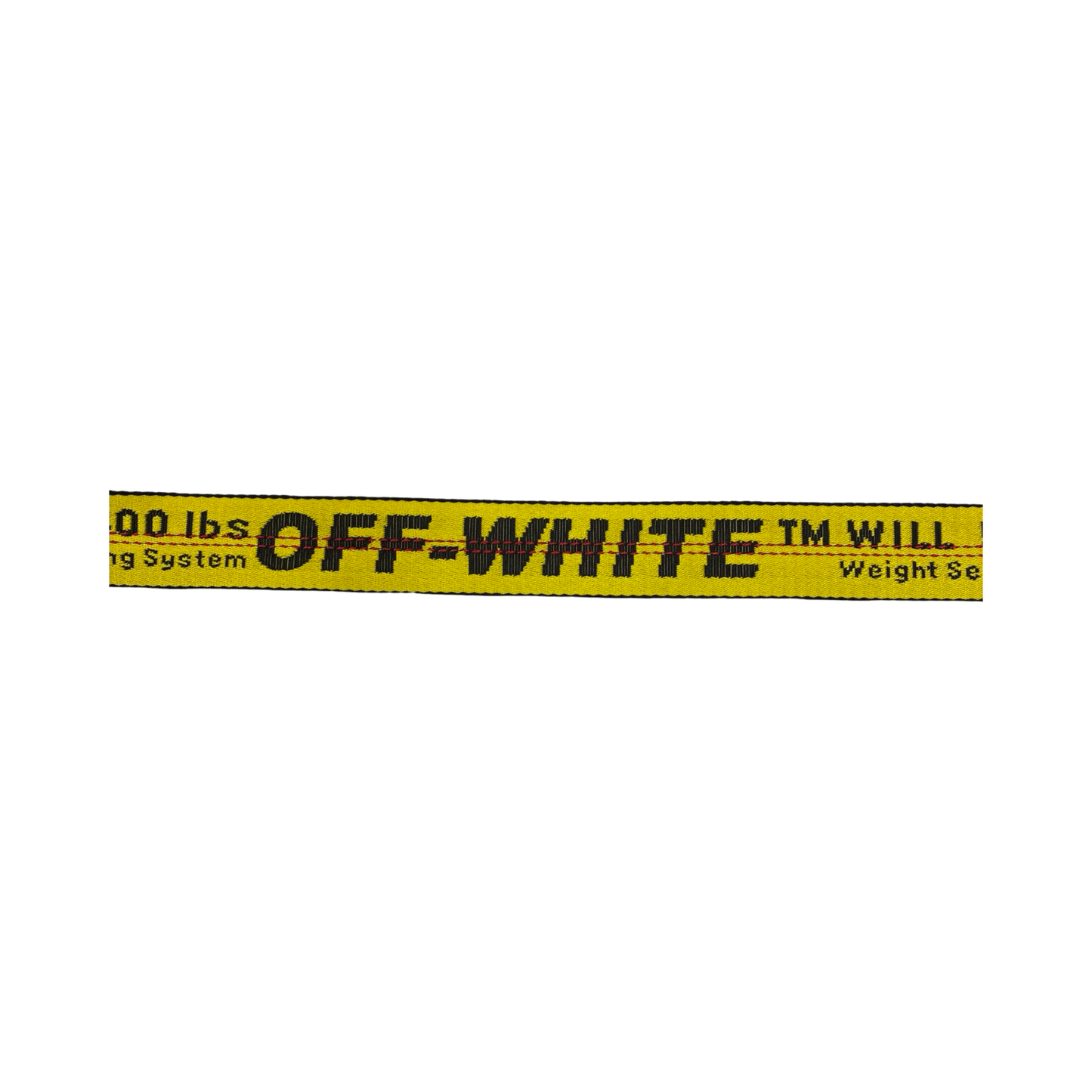 Belt Luxury Designer By Off-White In Black & Yellow