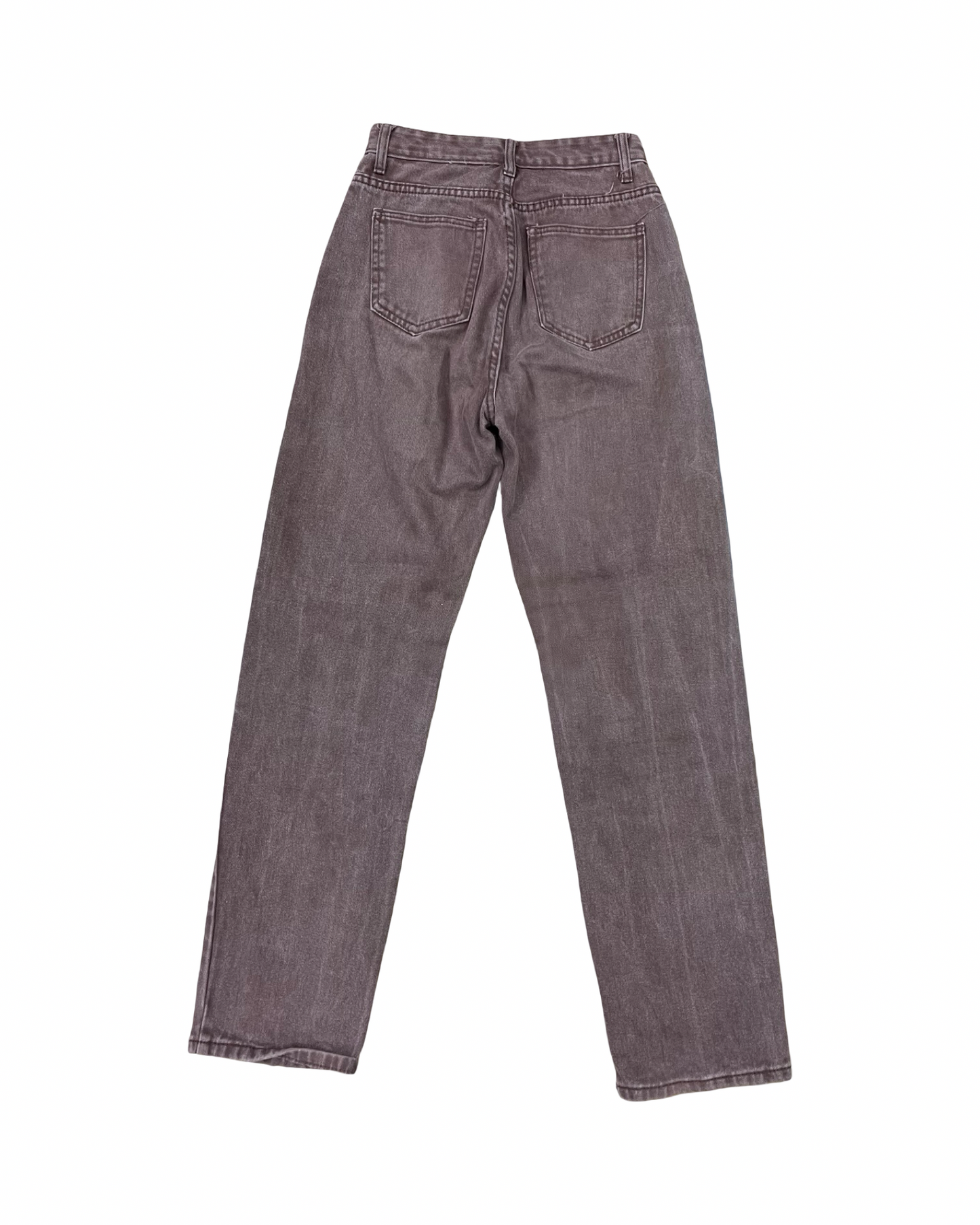 Jeans Straight By Pretty Little Thing In Brown, Size:4