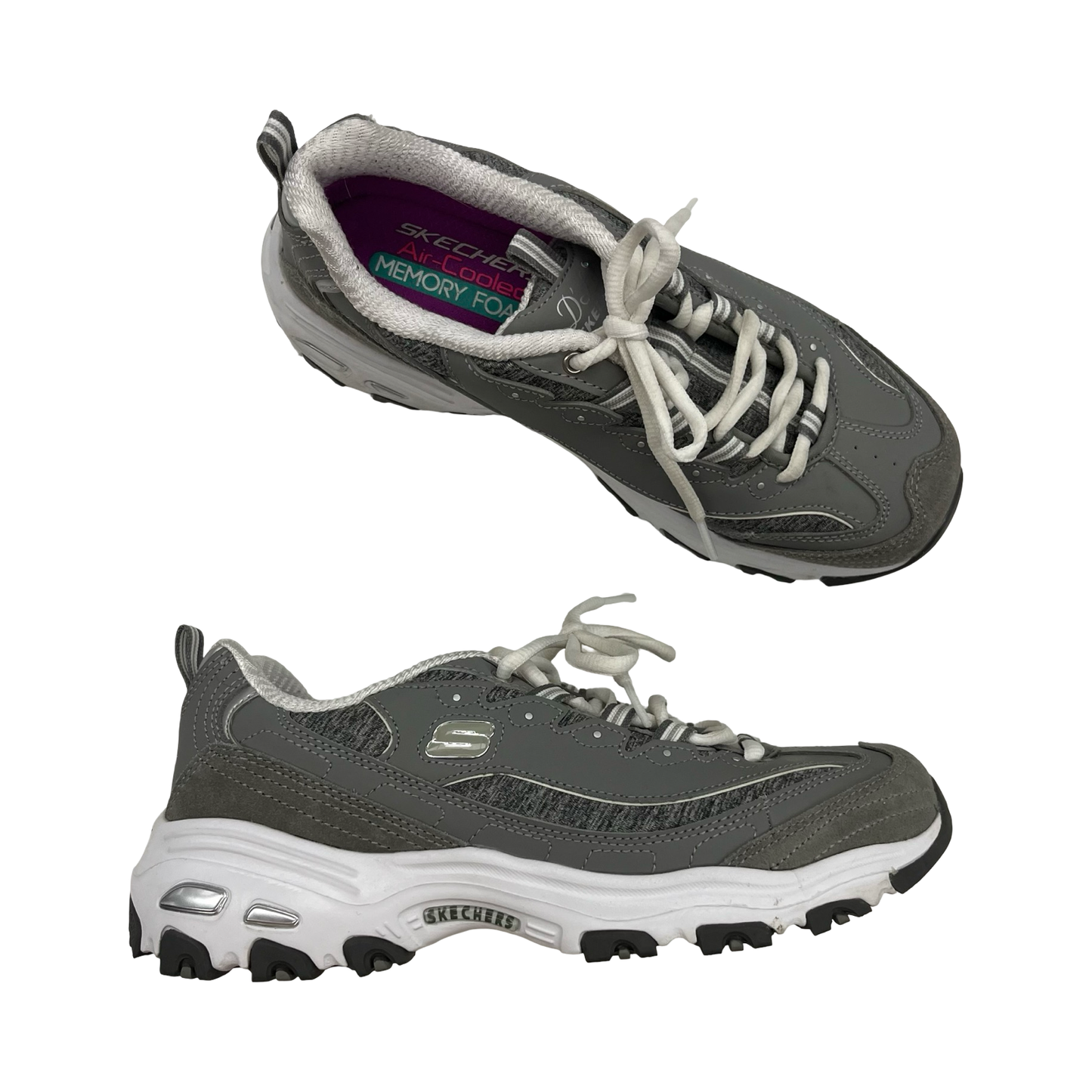 Shoes Sneakers By Skechers In Grey, Size:8.5