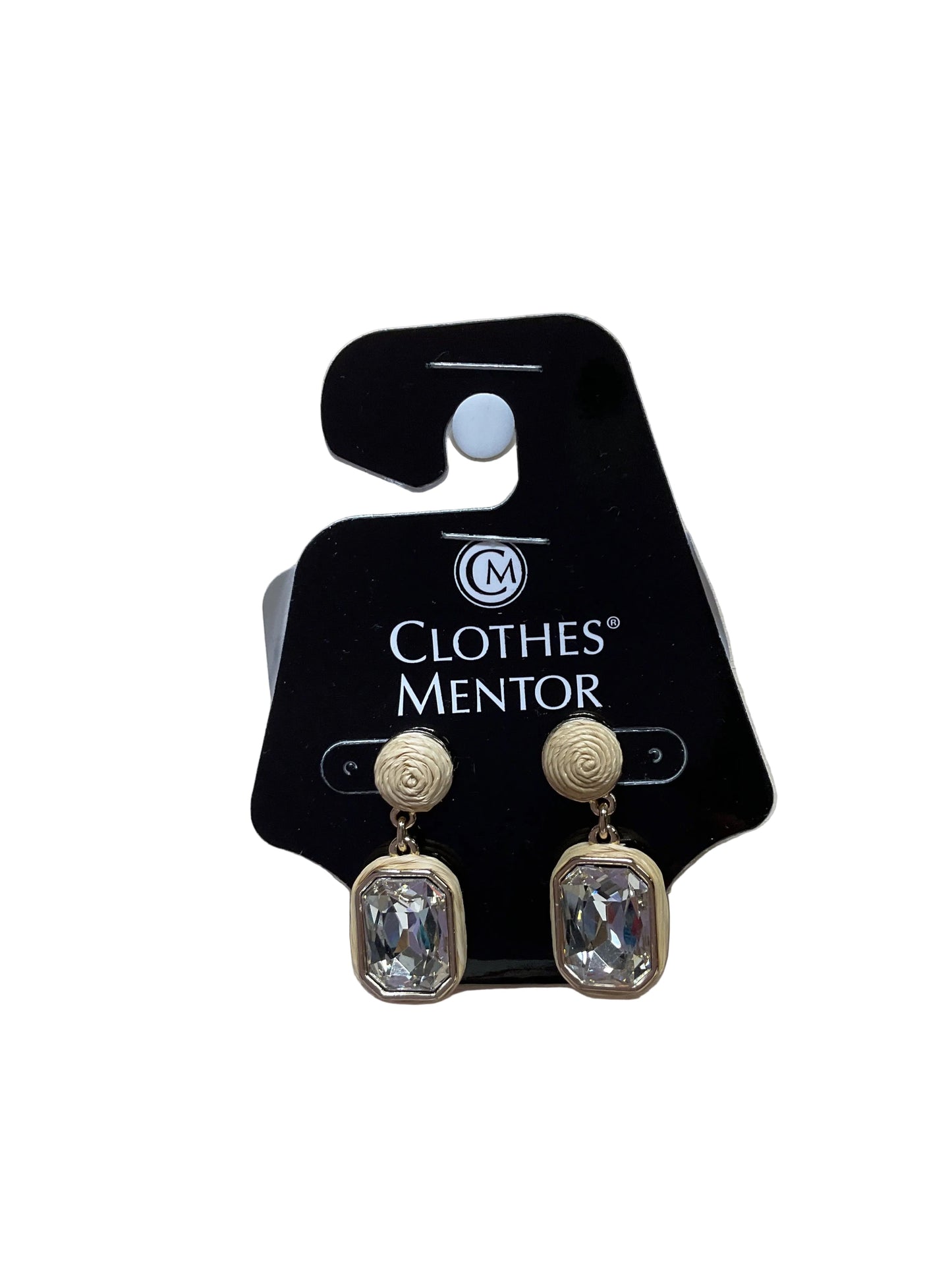 Earrings Dangle/Drop By Clothes Mentor In Tan