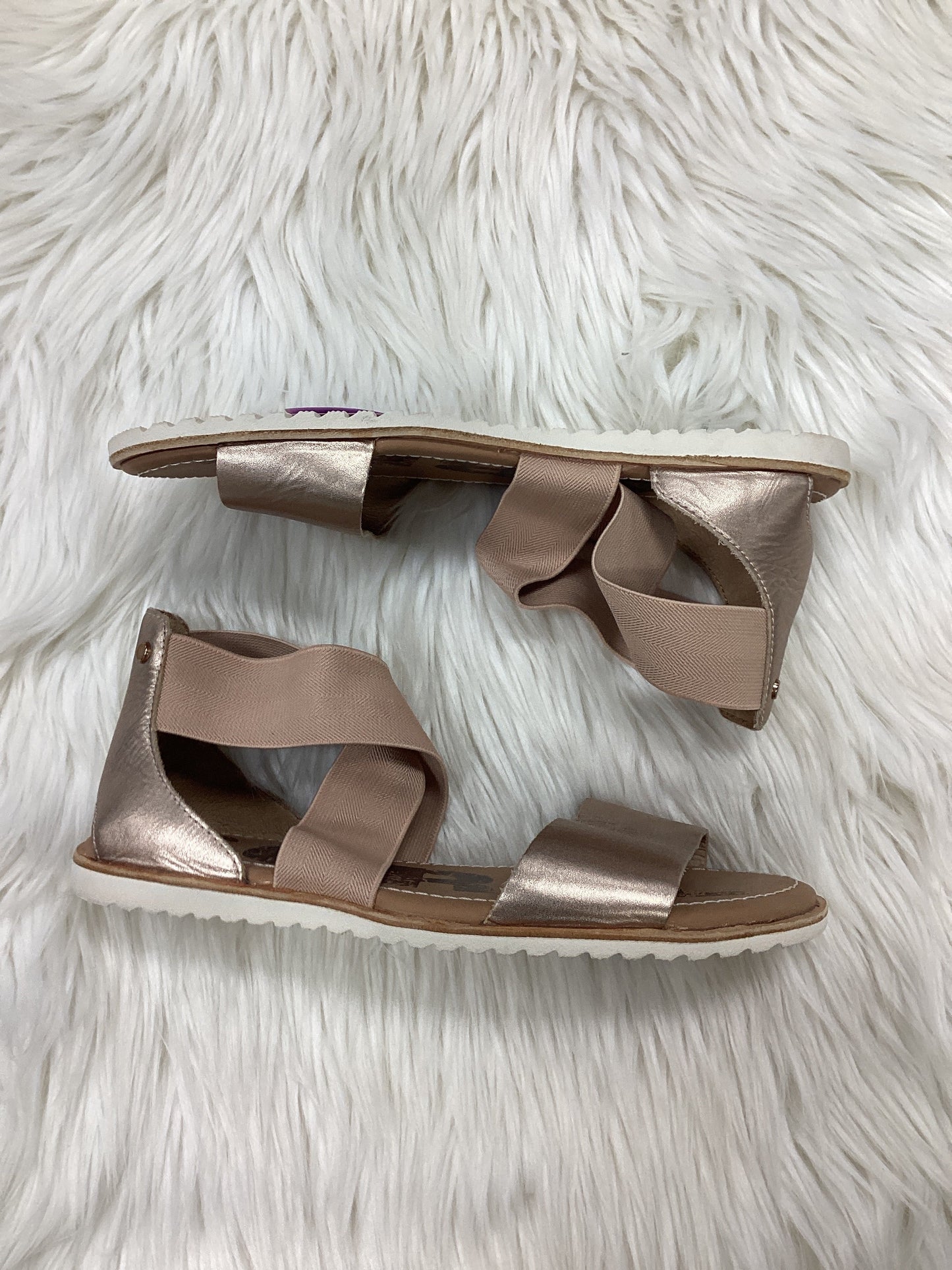 Sandals Flats By Sorel In Rose Gold, Size:7