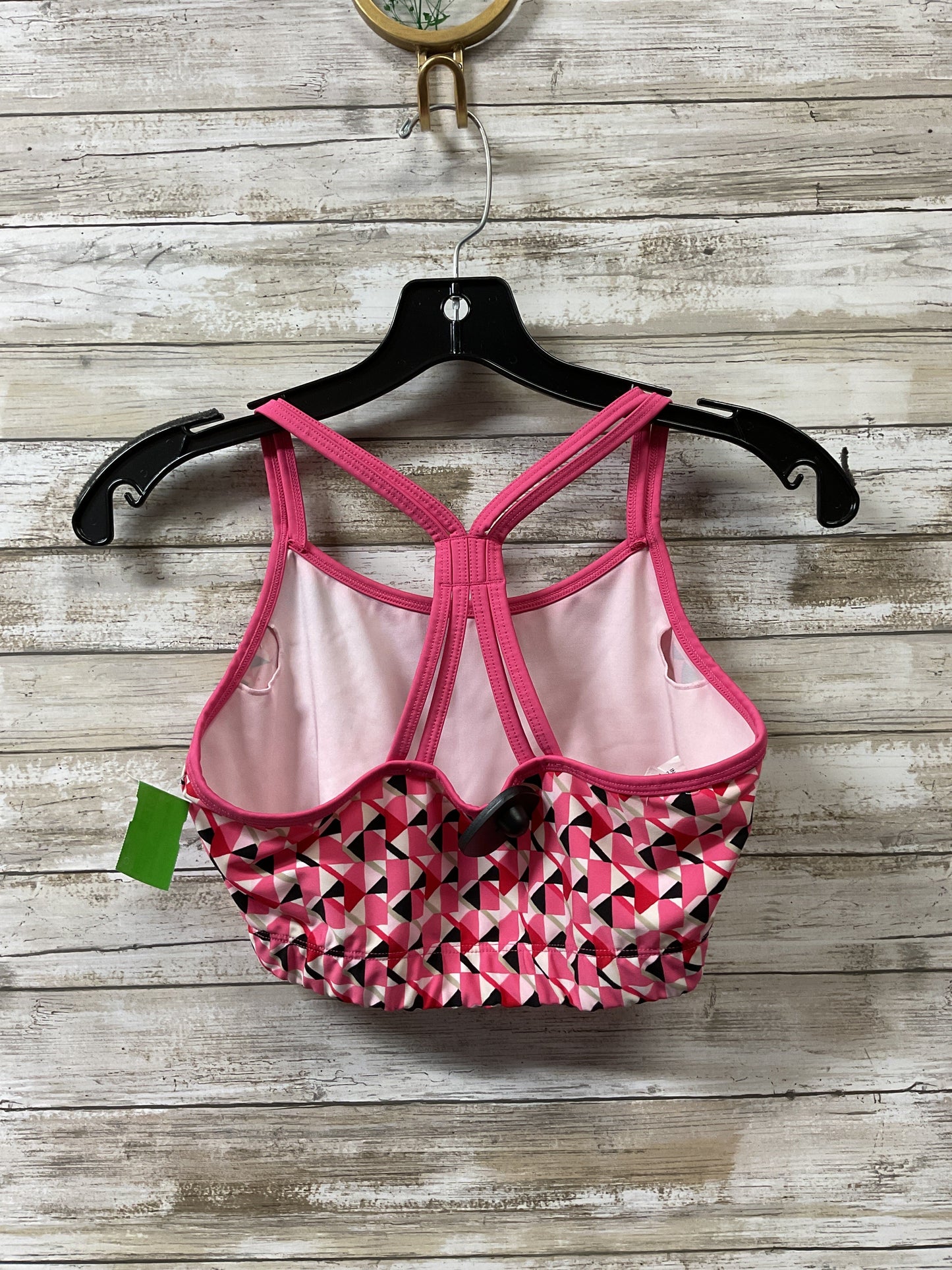 Athletic Bra By Tommy Hilfiger In Pink & Red, Size:S