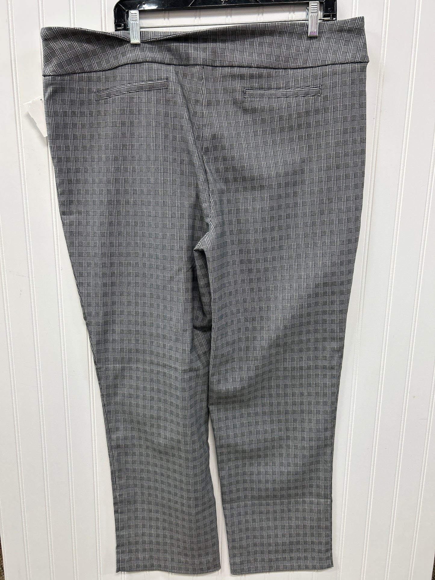 Pants Dress By Hilary Radley In Plaid Pattern, Size:1X