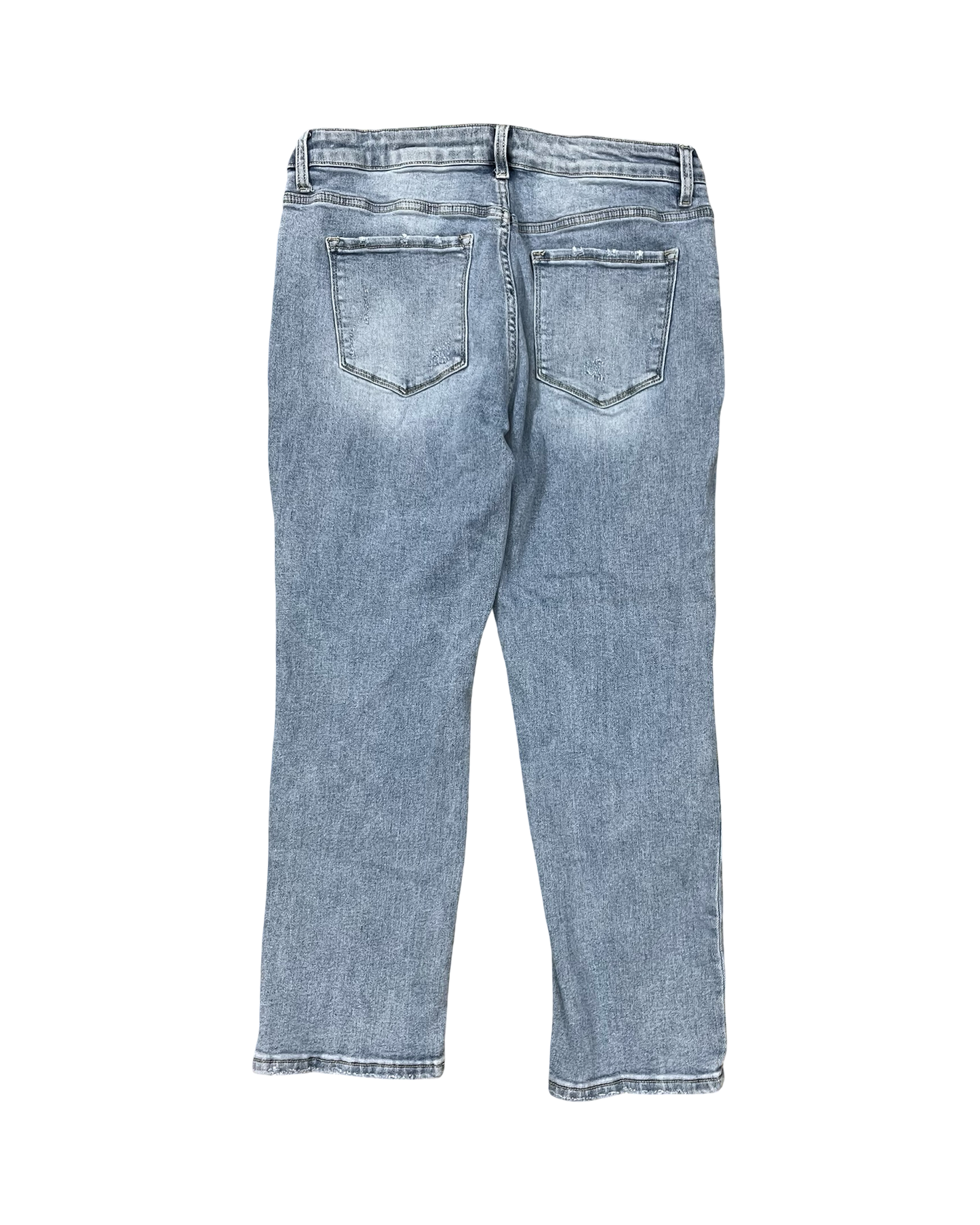 Jeans Cropped By Vervet In Blue Denim, Size:14