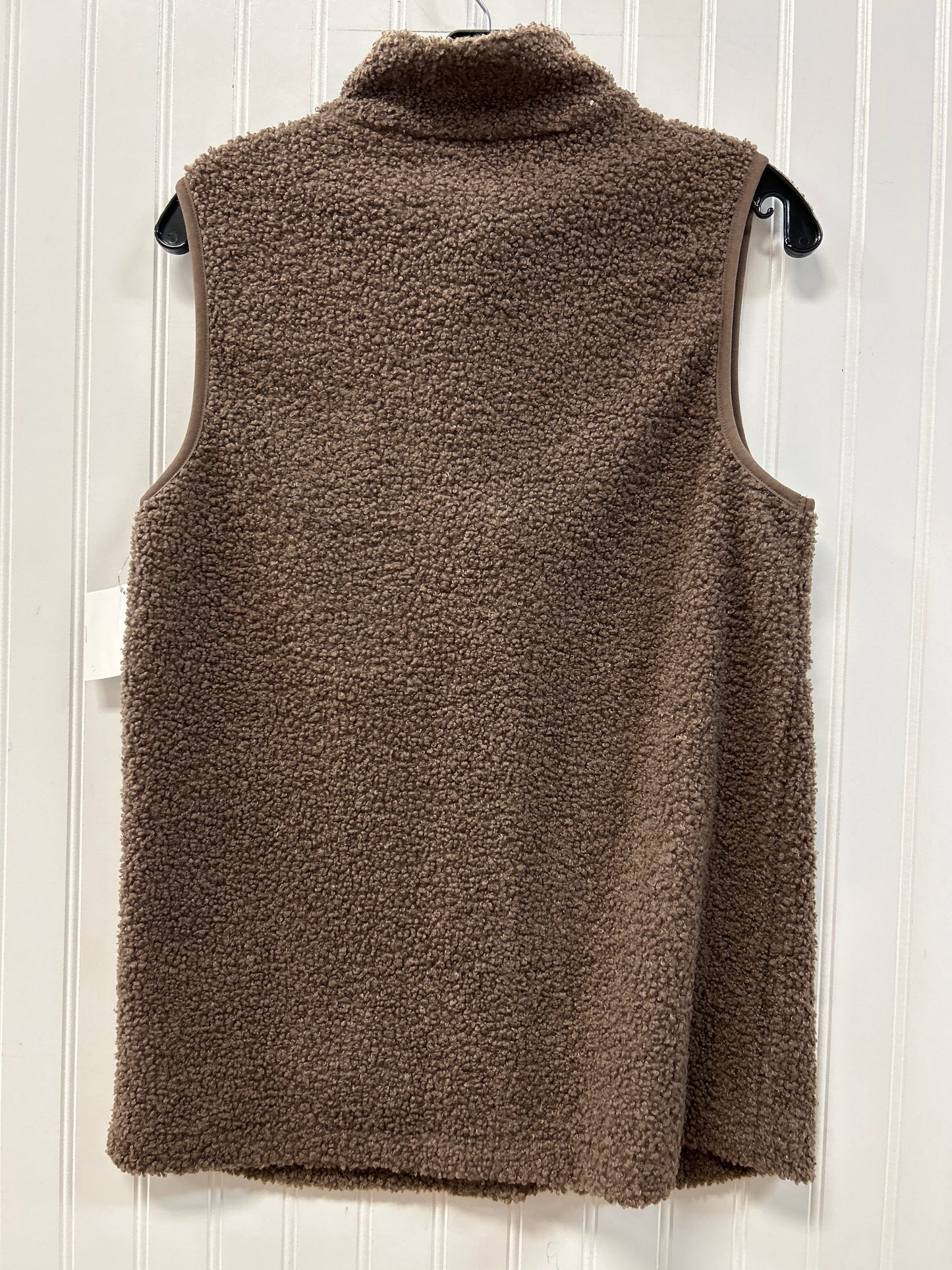 Vest Faux Fur & Sherpa By Maurices In Brown, Size:Xs