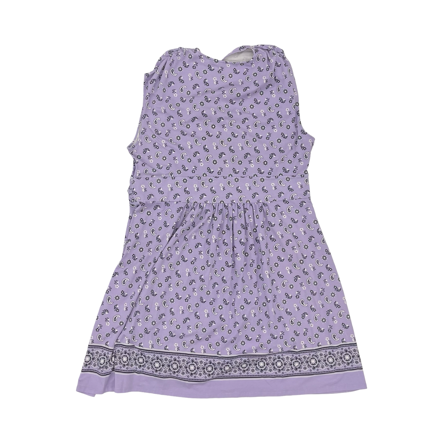 Dress Casual Short By Lands End In Purple, Size:3X