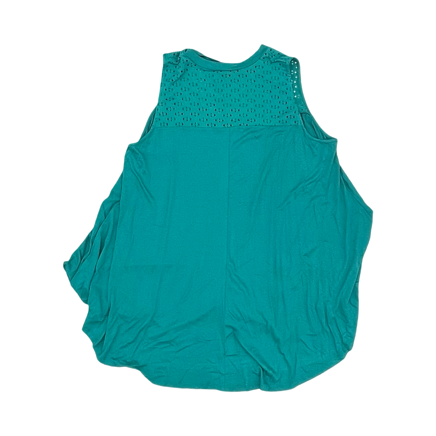 Blouse Sleeveless By Lane Bryant In Blue, Size:3X