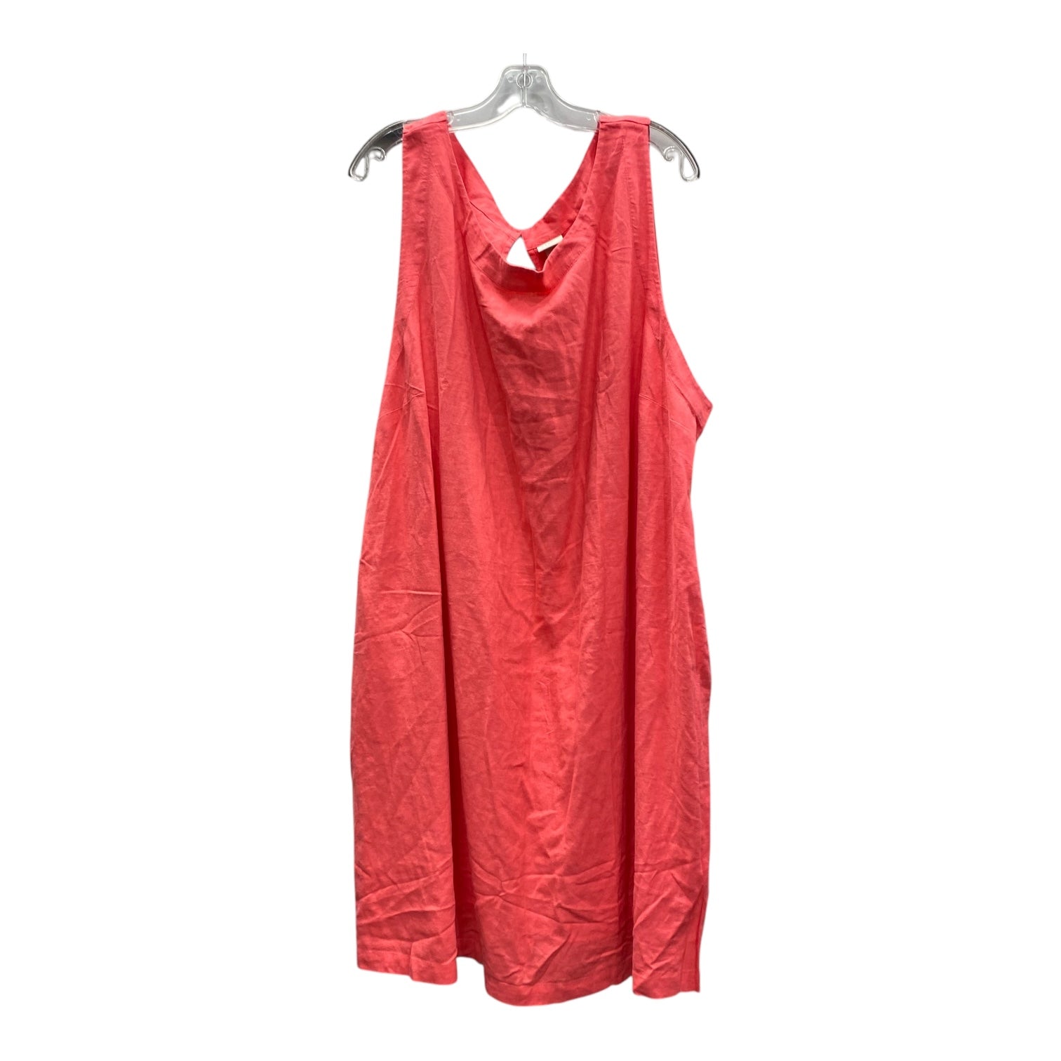 a new day midi dress Dress Casual Midi By A New Day In Coral, Size:4X