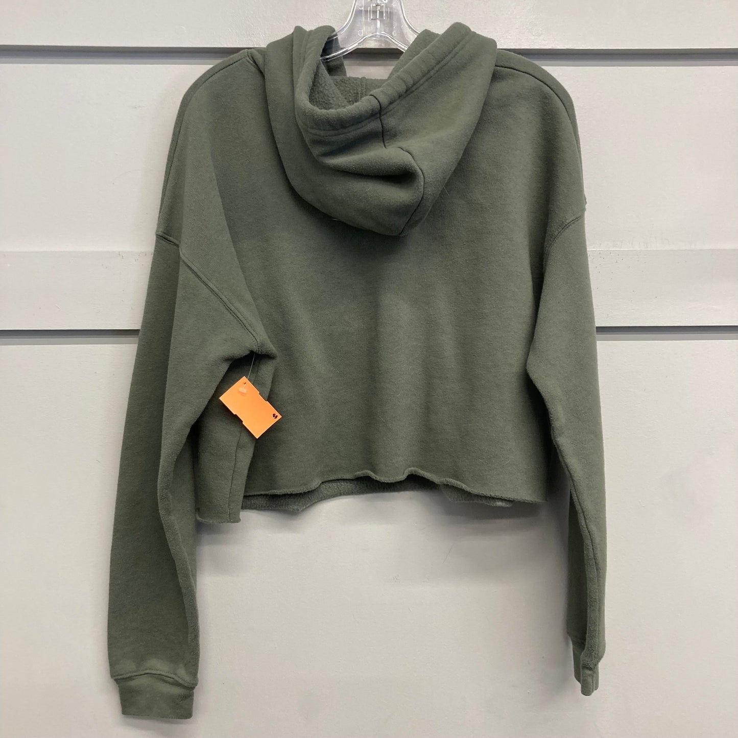 Sweatshirt Hoodie By Bella + Canvas In Green, Size:L