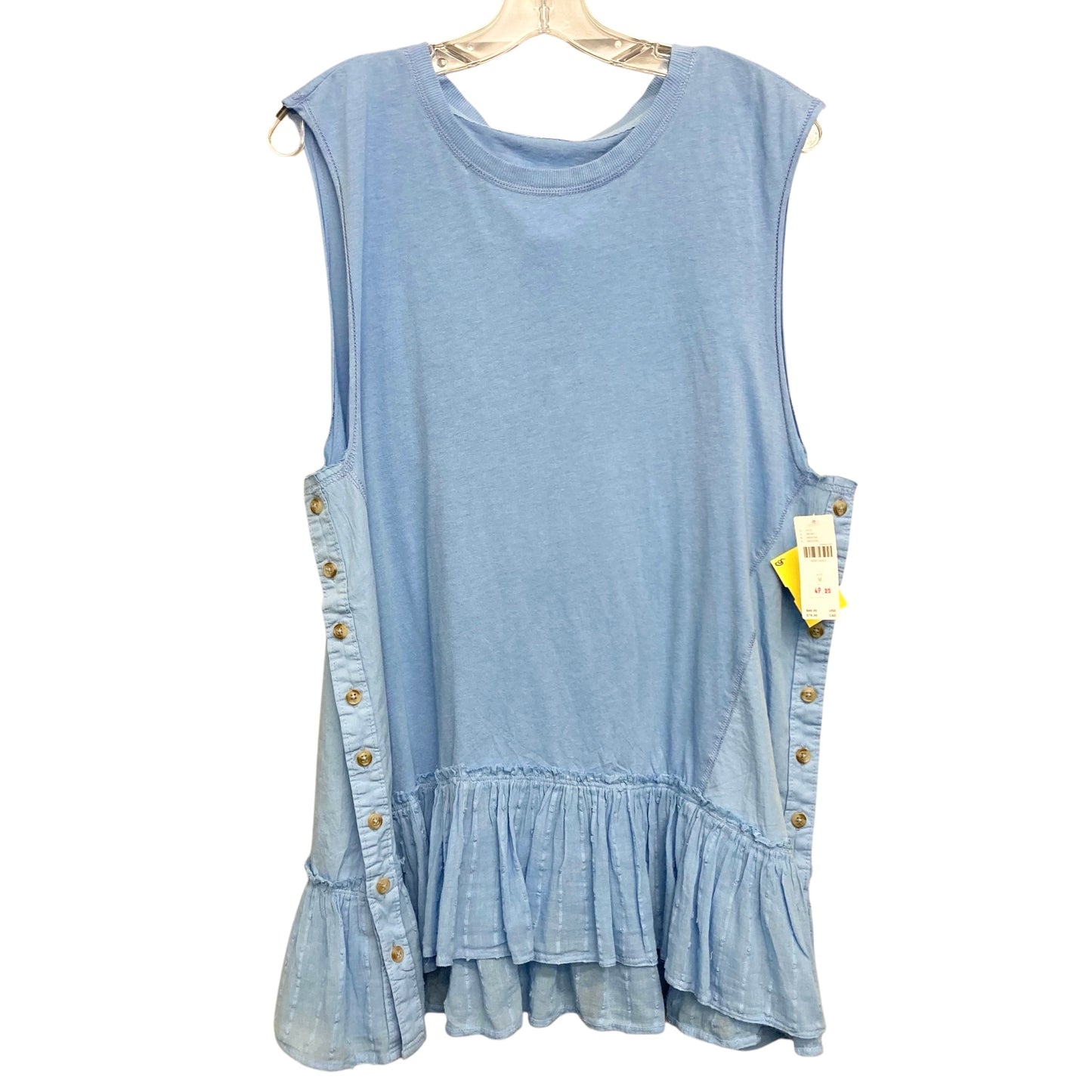 Top Sleeveless By Pilcro In Blue, Size:M