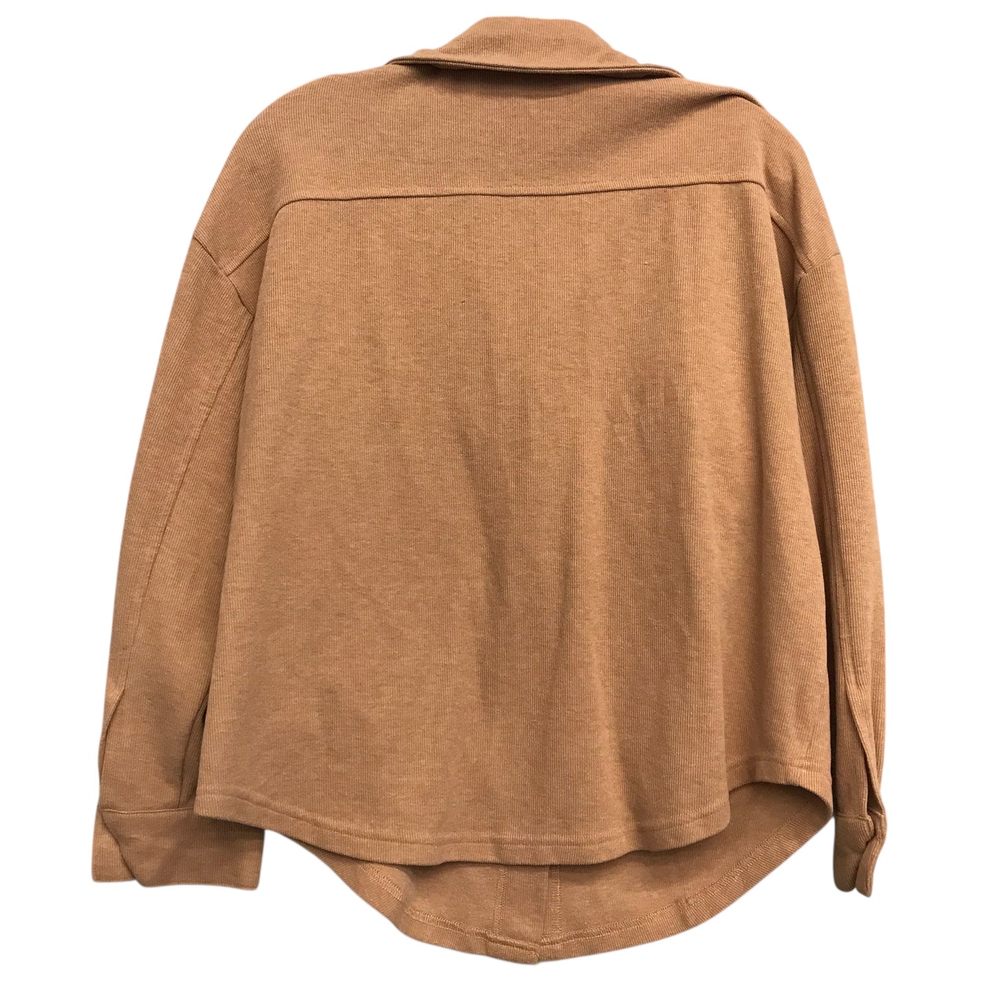 Jacket Shirt By Hippie Rose In Tan, Size:Xs