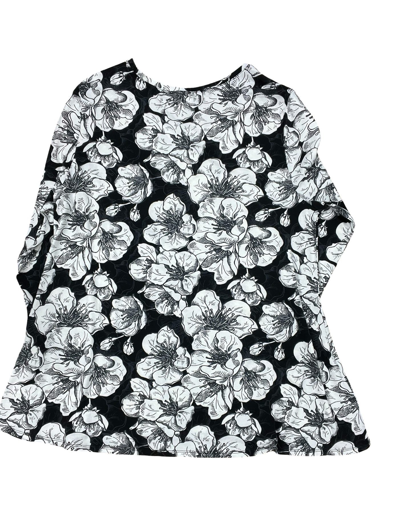 Top Ls By Lularoe In Black & White, Size:2X