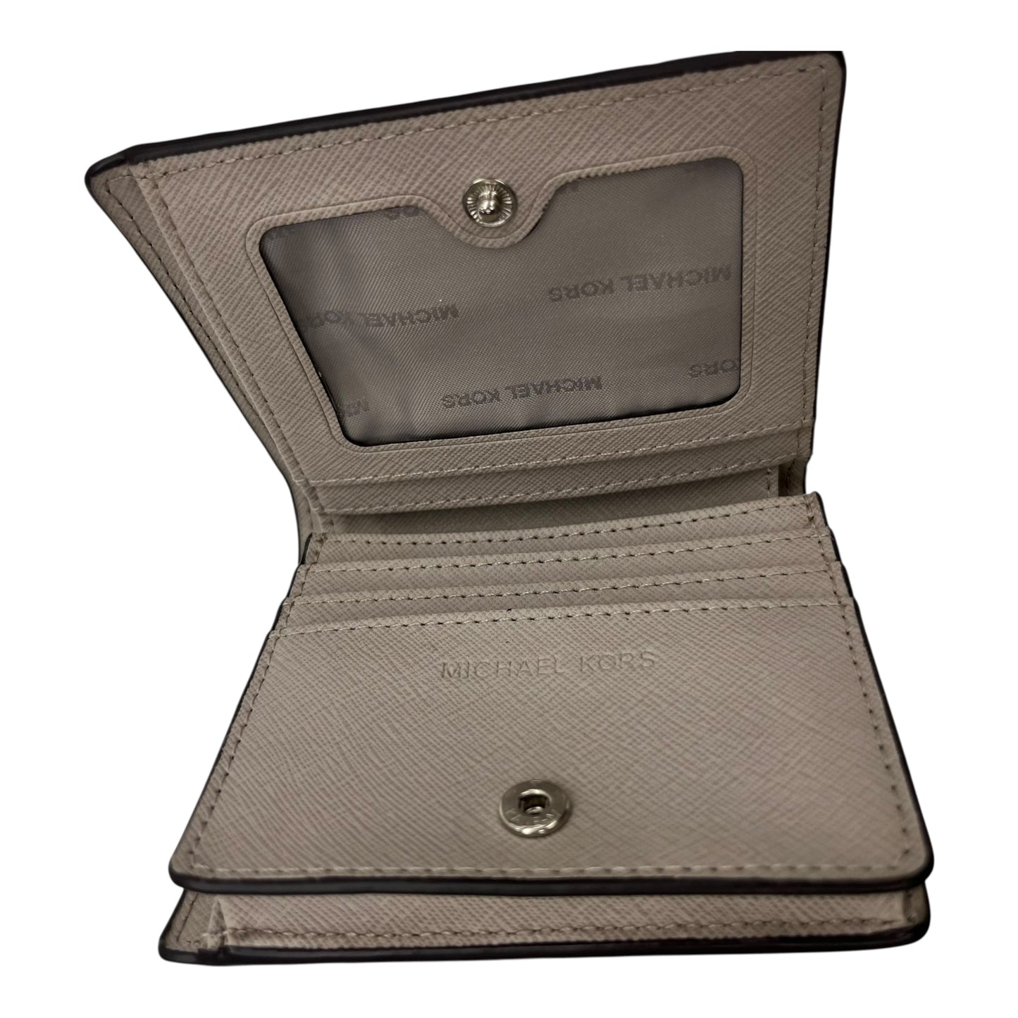 Wallet Designer By Michael Kors In Taupe, Size:Medium