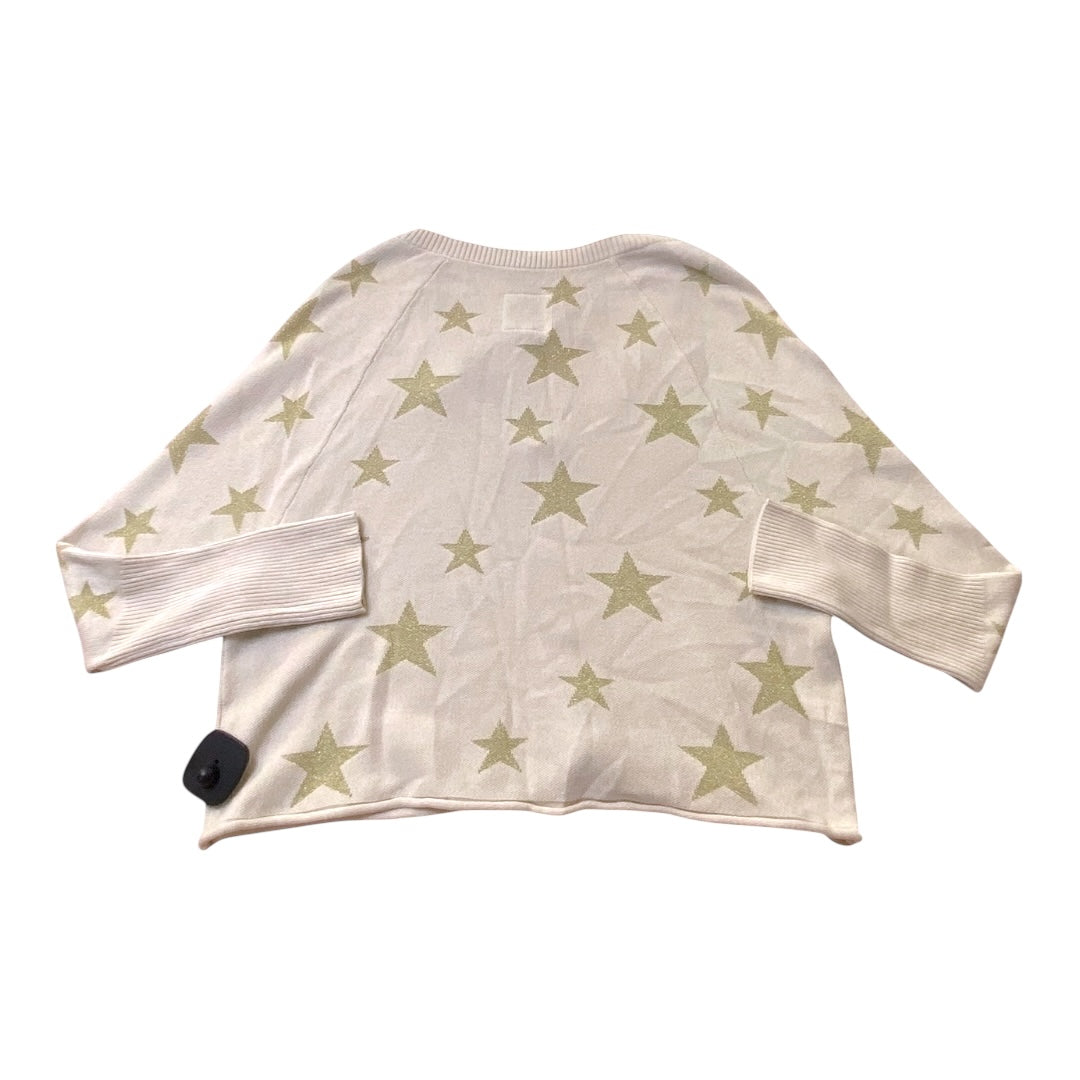 Sweater By Chaser In Gold & Tan, Size:S