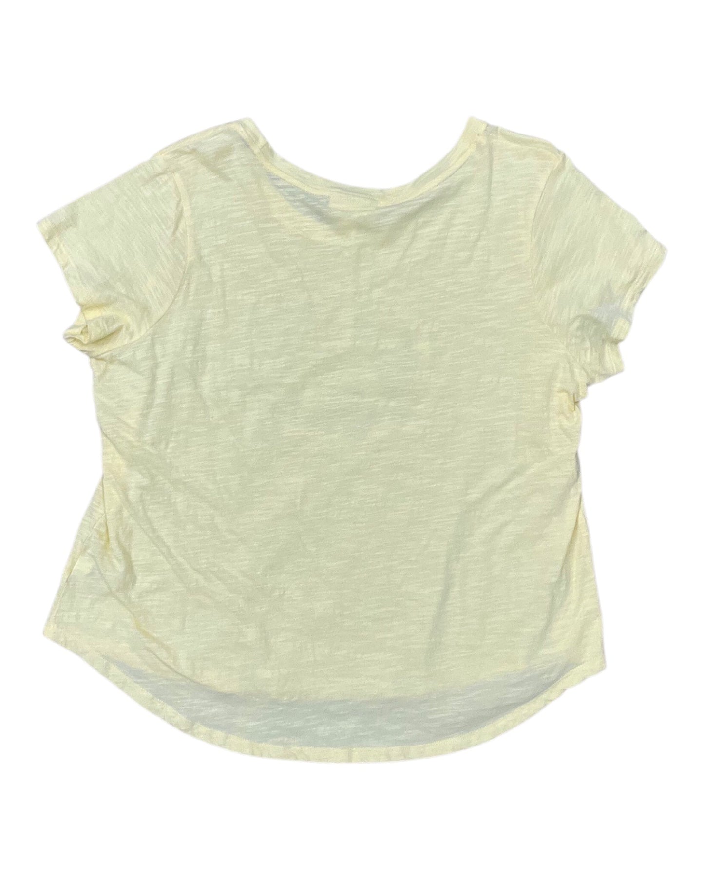 Top Ss By Style And Company In Yellow, Size:1X