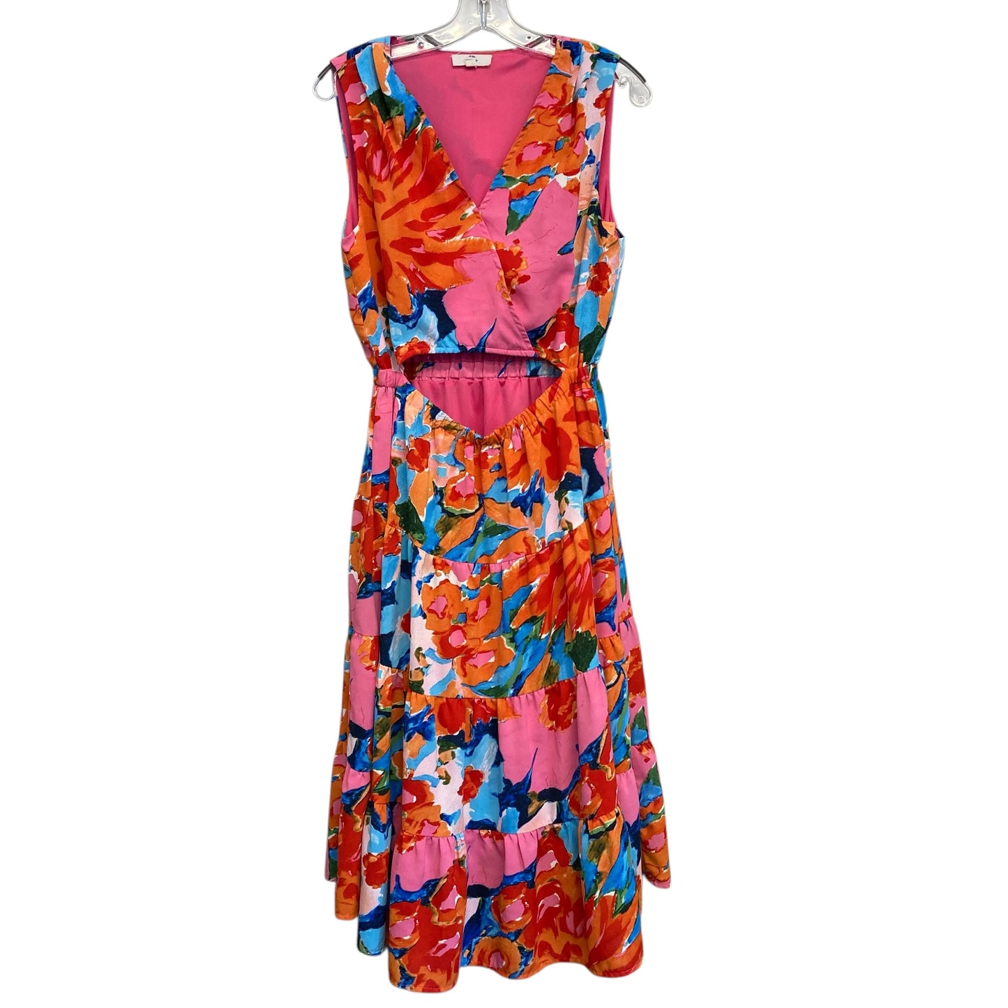Dress Casual Midi By Entro In Multi, Size:M