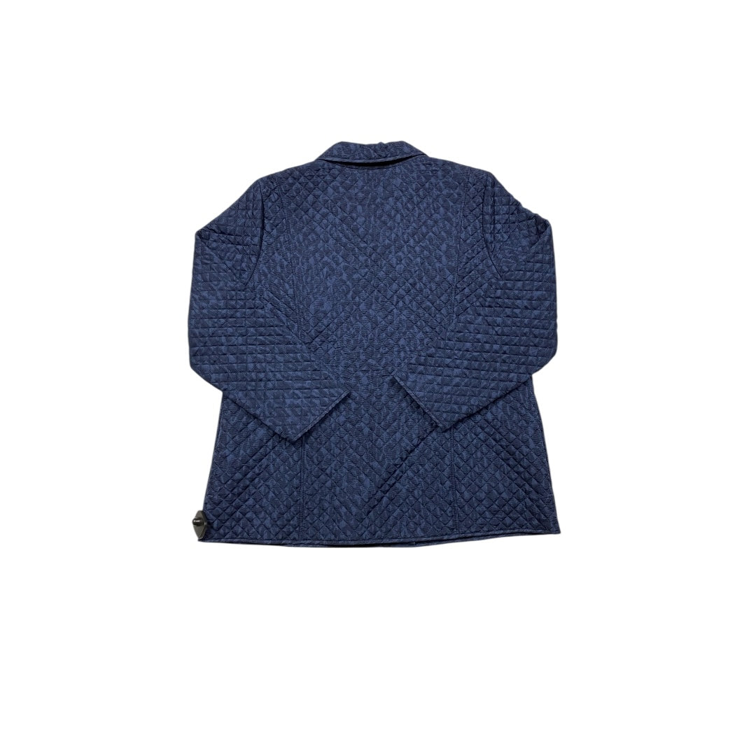 Jacket Puffer & Quilted By Chicos In Blue, Size:Xl