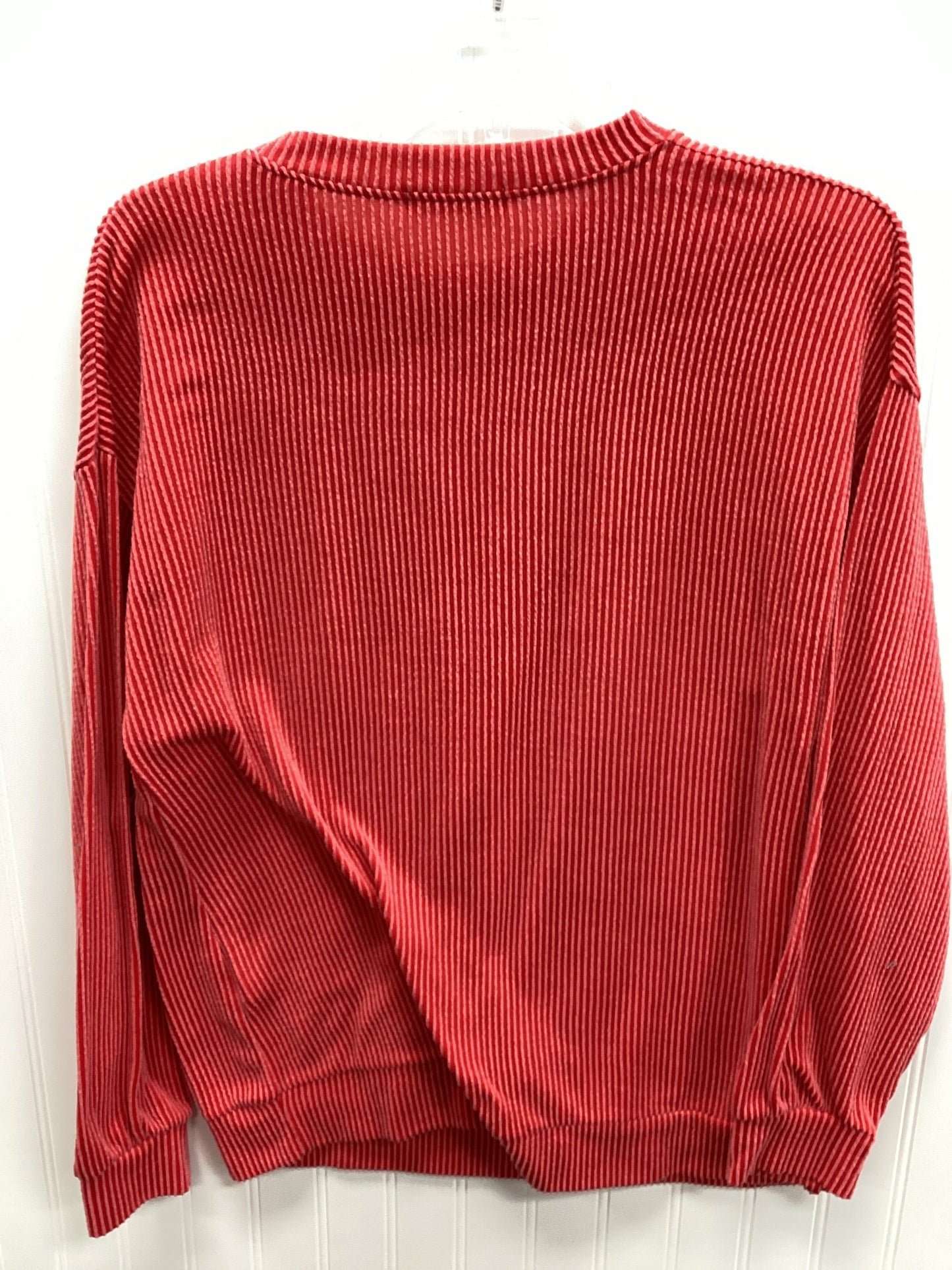 Top Ls By Tres Bien In Red, Size:M