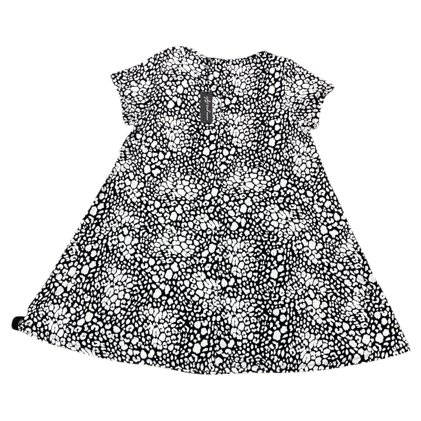 Dress Casual Midi By Rachel Zoe In Black & White, Size:2X