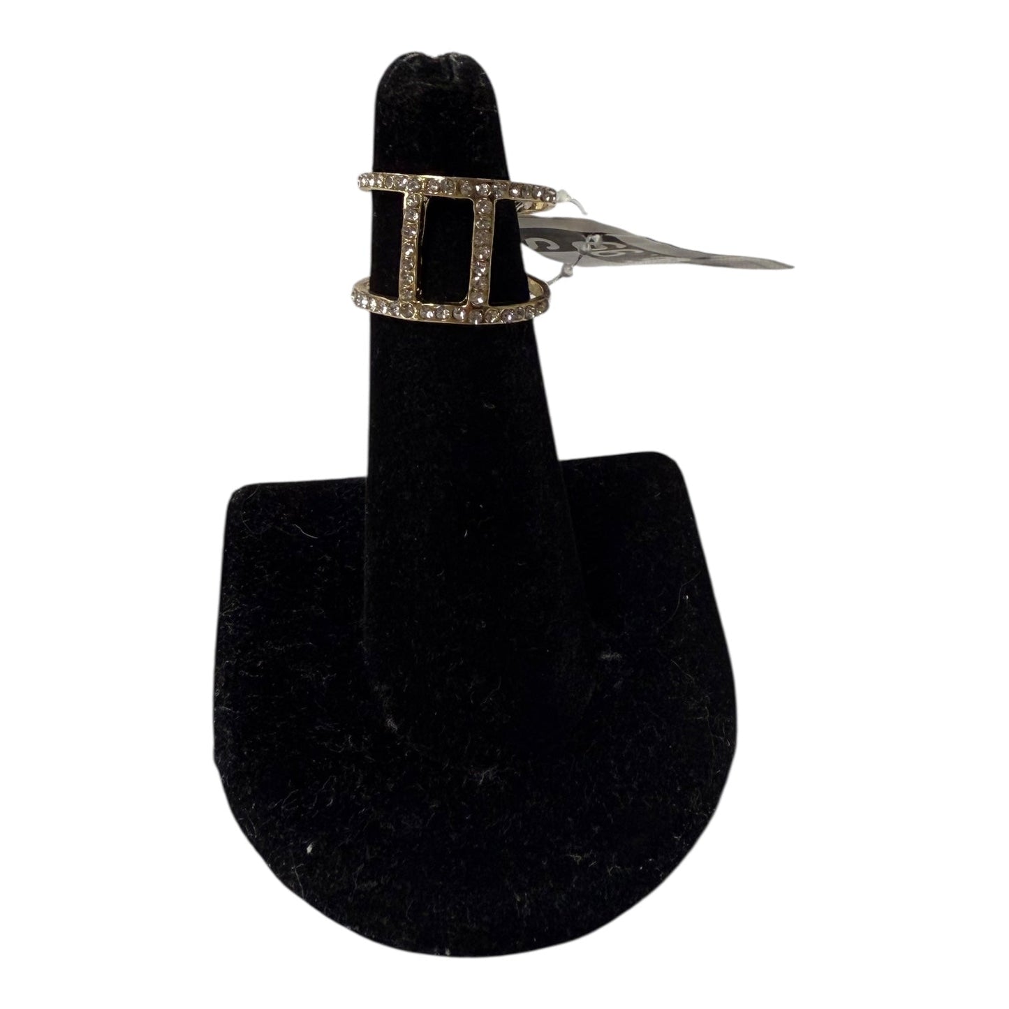 Ring Statement By Cme In Gold, Size:7